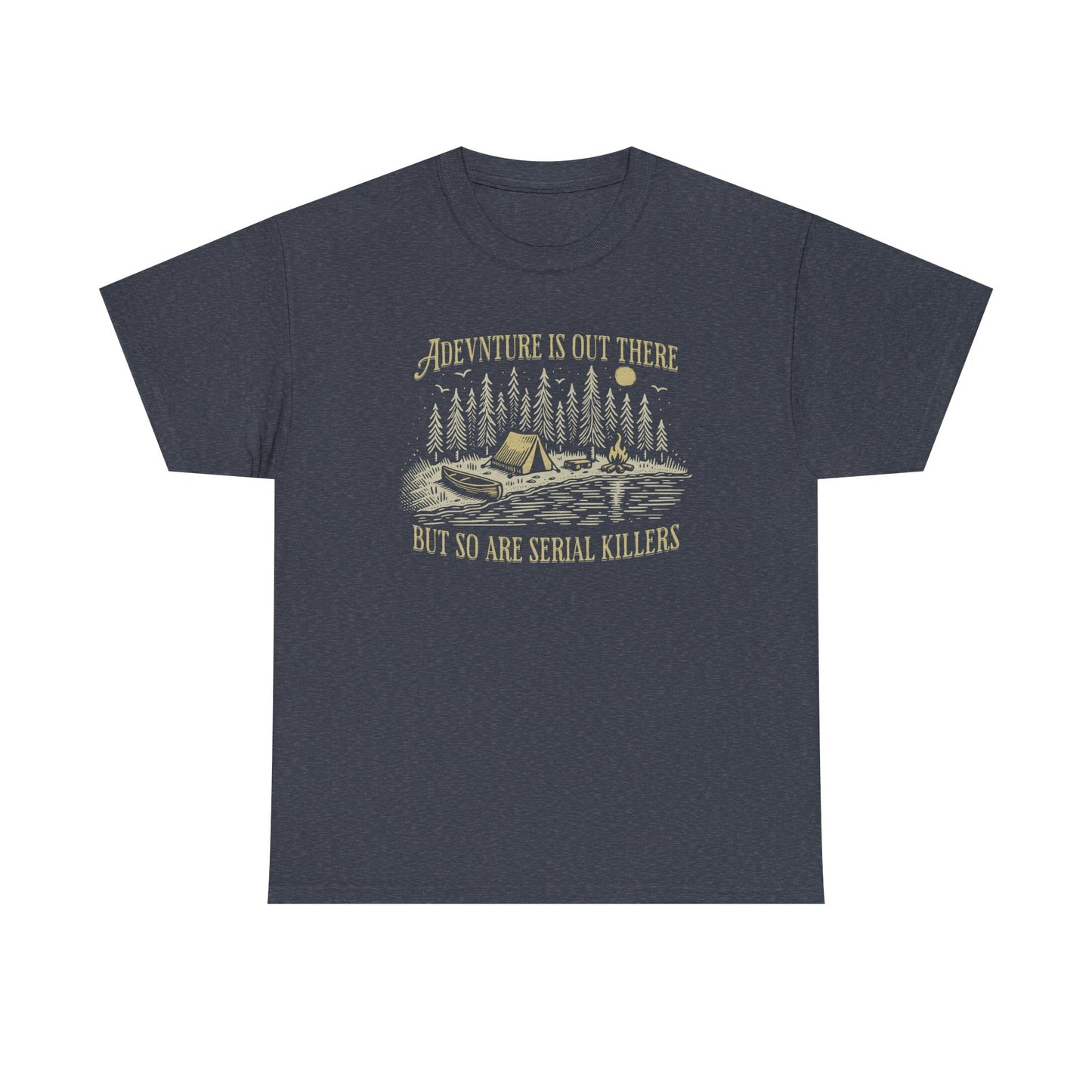 New! Adventure Is Out There Unisex Heavy Cotton Tee