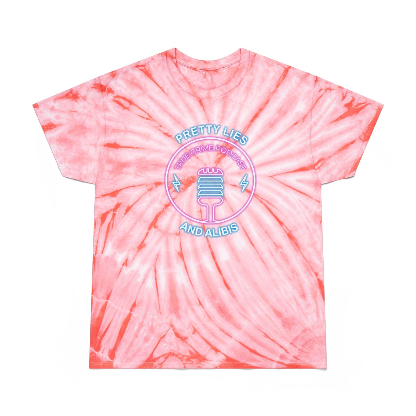 Retro Tie-Dye Tee – Pretty Lies & Alibis Cassette Tape NEW 2025