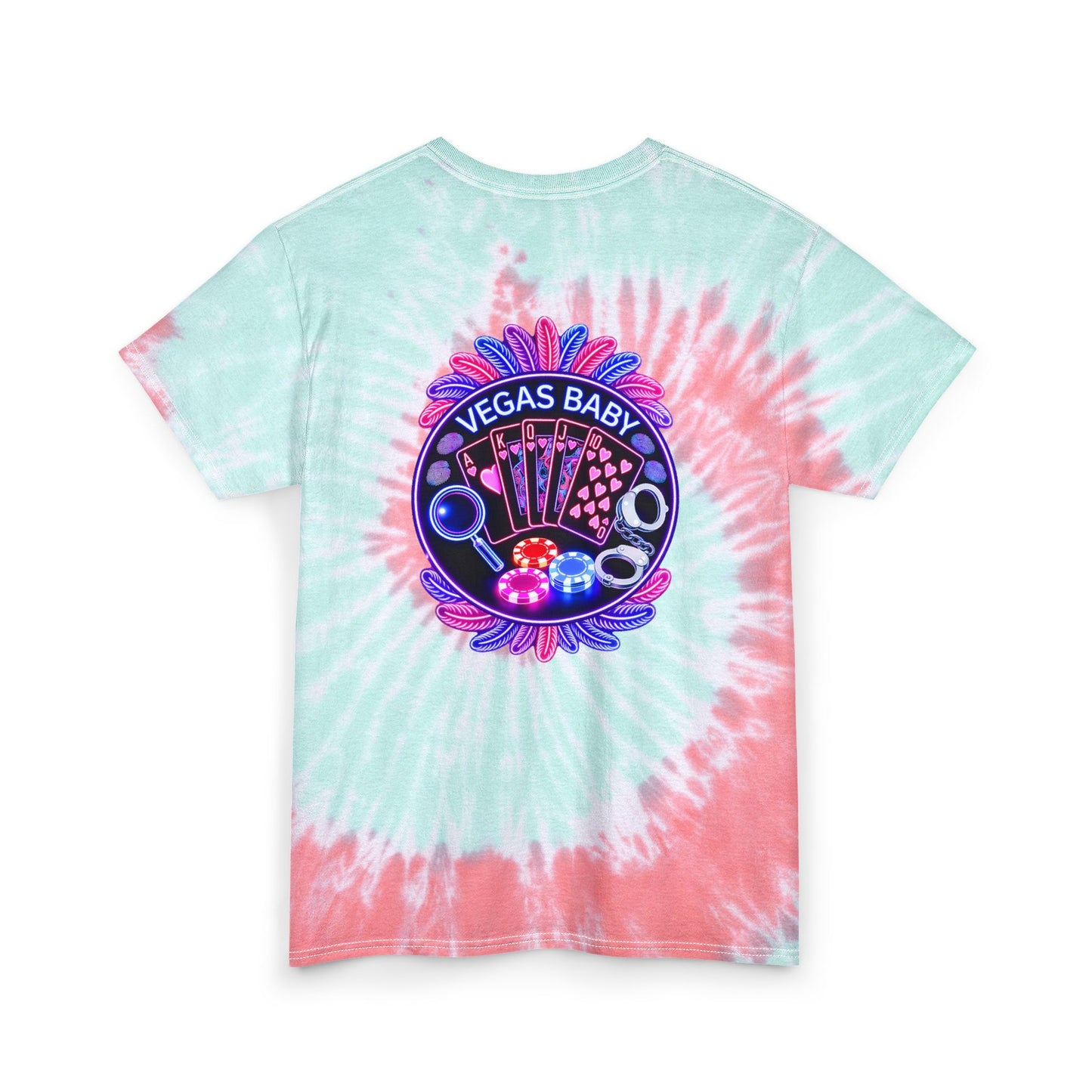 Tie Dye "Vegas Baby" Tee - Crime Con 26'
