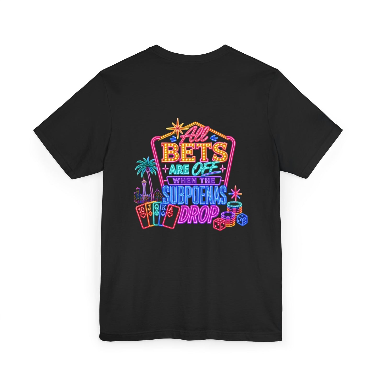 'All Bets Are Off' Retro Vegas Tee Crime Con 26'