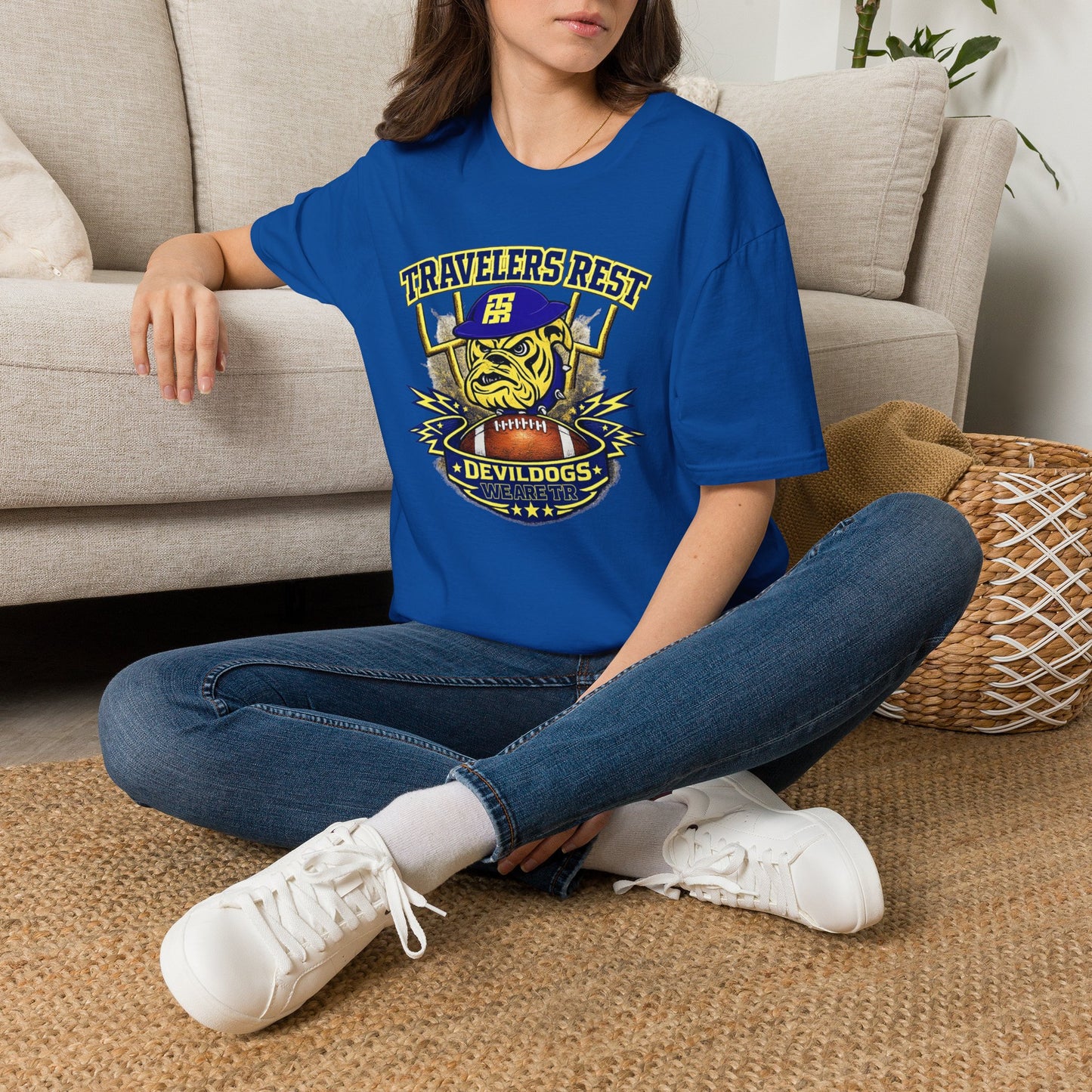 Travelers Rest Devildogs T-Shirt — TRhs Football Tee