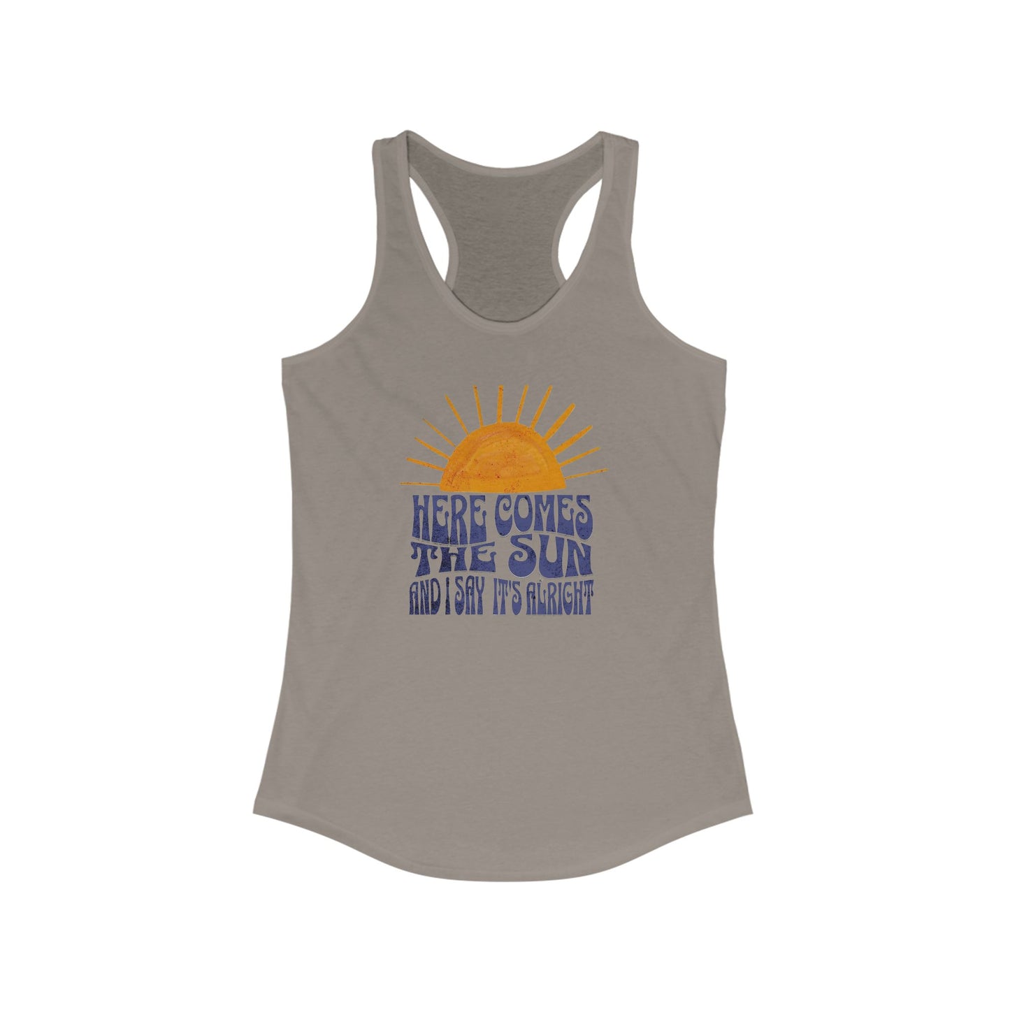 Lyrics - Here Comes The Sun  Racerback Tank