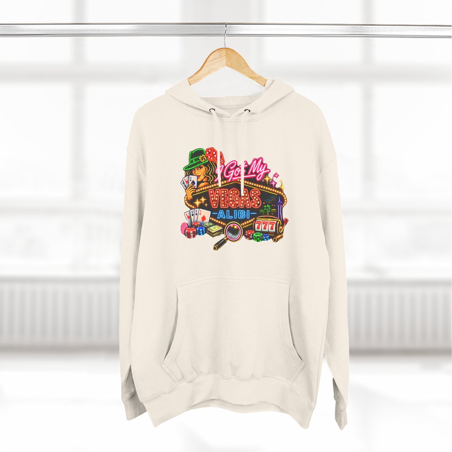 Hoodie — 'I Got My Vegas Alibi' (No Logo)