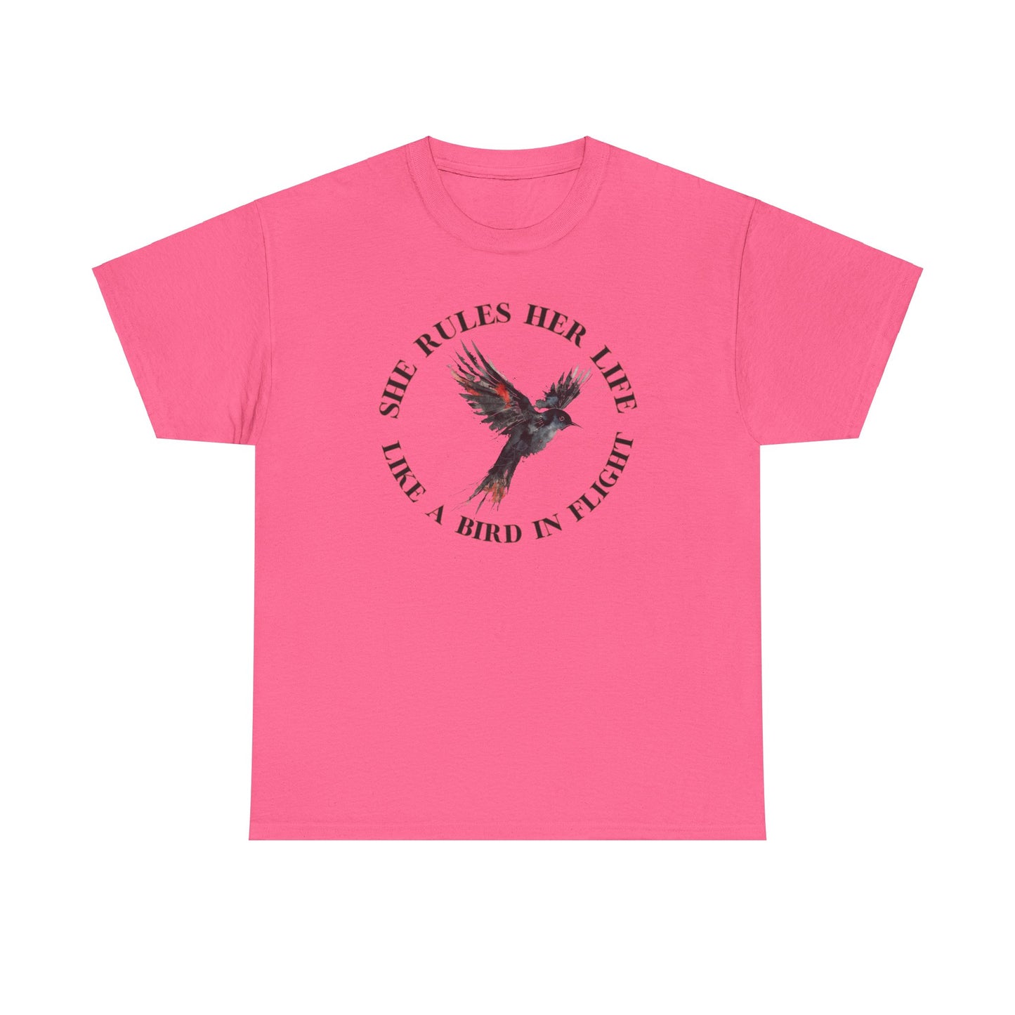 Lyrics Empowering Women's Quote Tee - "She Rules Her Life"