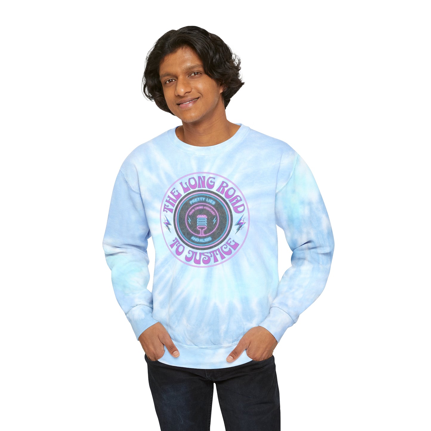 Long Road To Justice Unisex Tie-Dye Sweatshirt