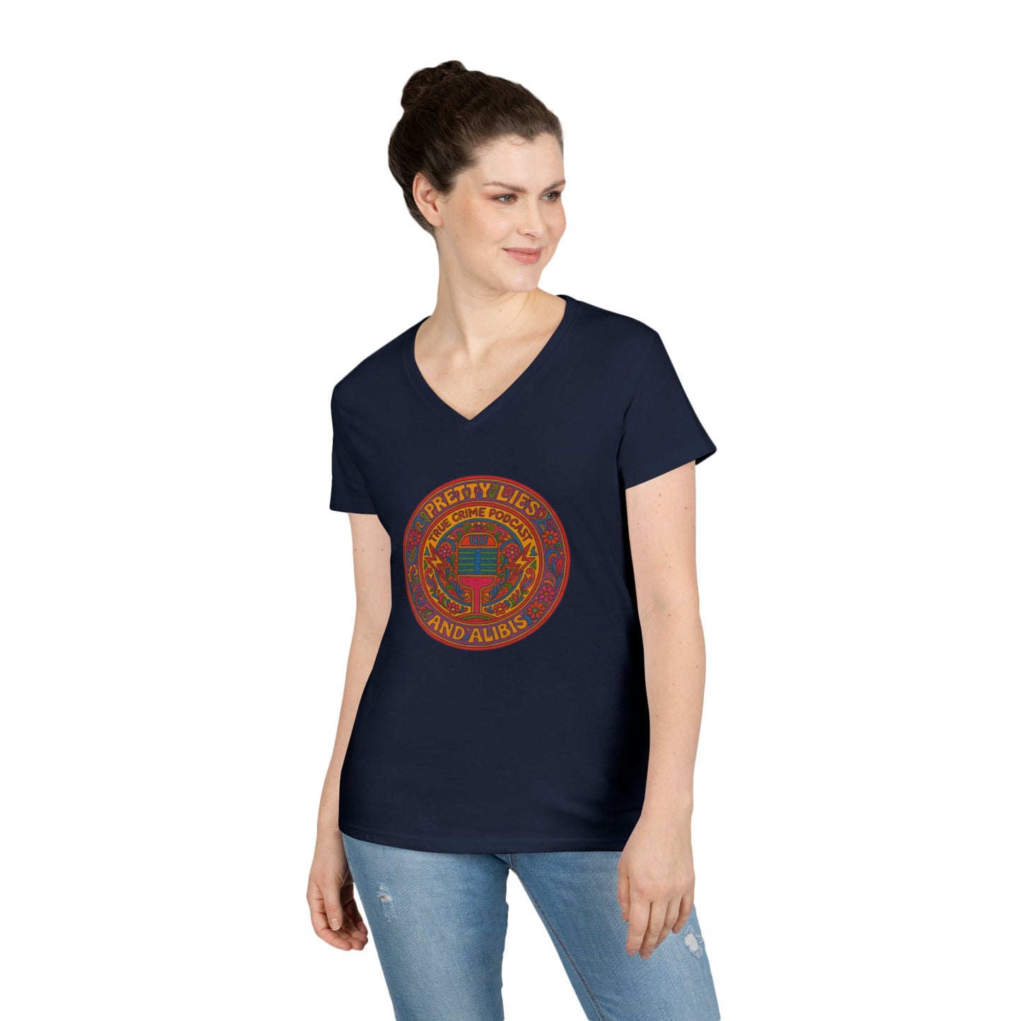 Logo Hippe Style V-Neck T-Shirt - New 2025