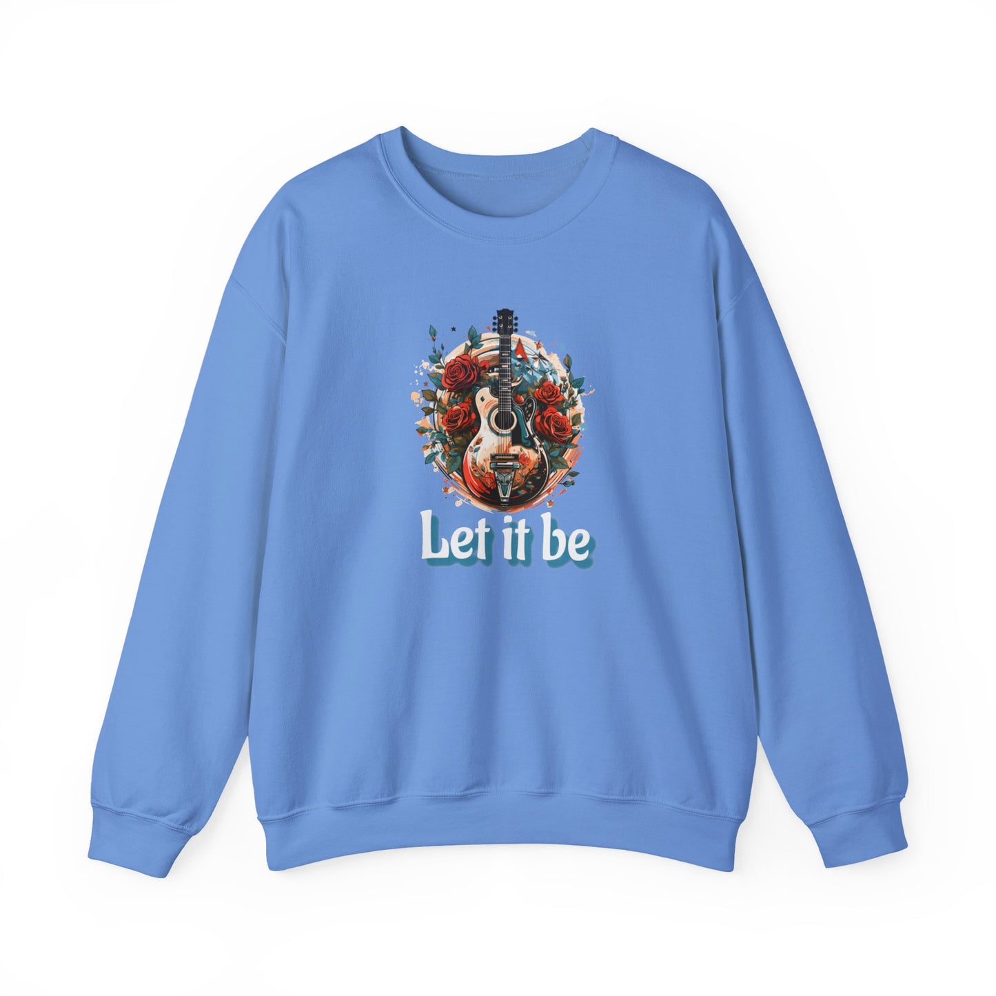 NEW! Lyrics Let It Be Music Crewneck Sweatshirt