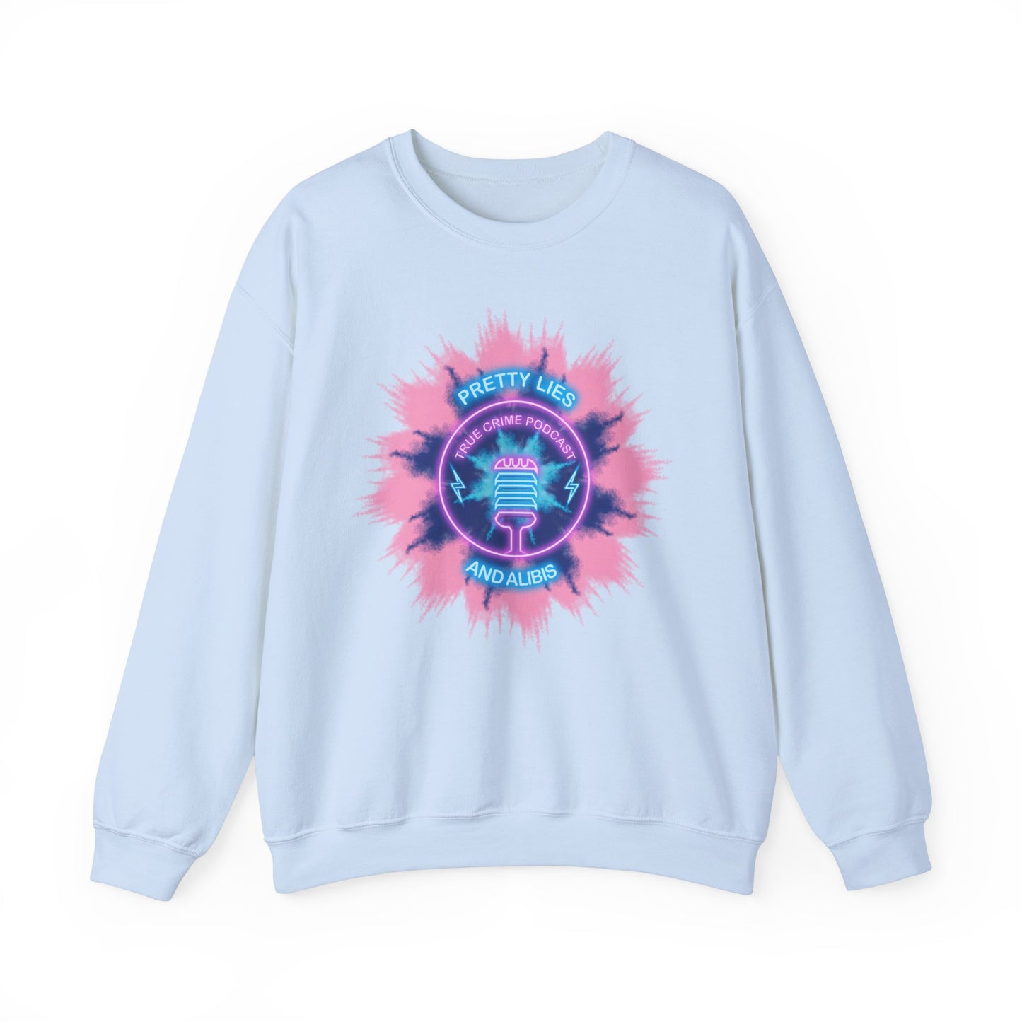 Tie Dye Burst Unisex Heavy Blend™ Crewneck Sweatshirt