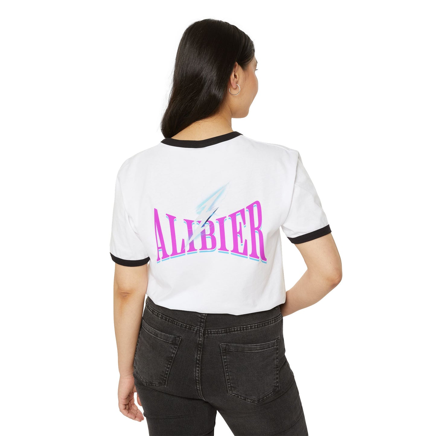 Alibier Unisex Cotton Ringer T-Shirt