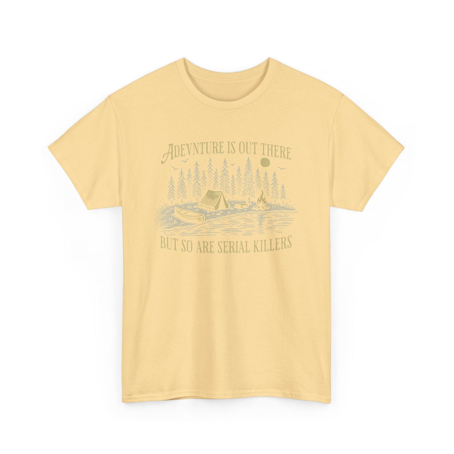 New! Adventure Is Out There Unisex Heavy Cotton Tee