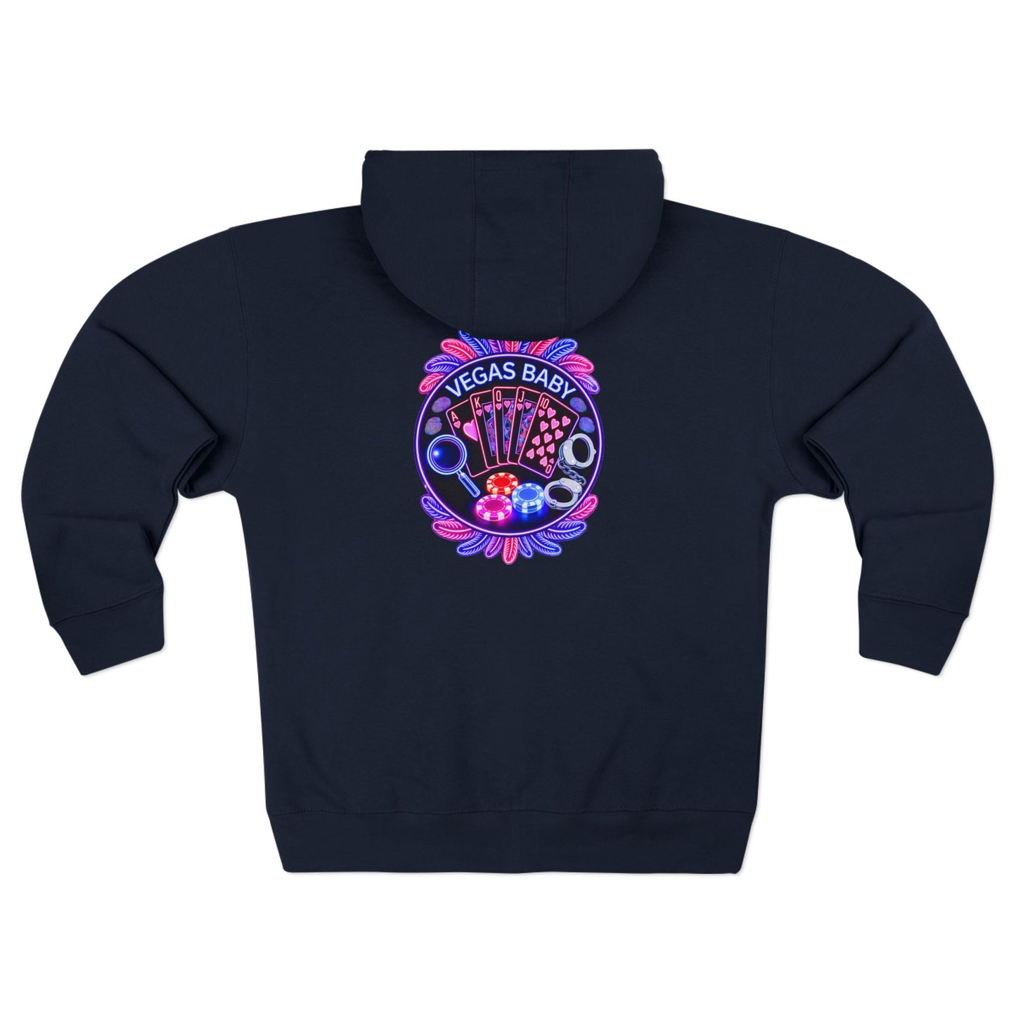Vegas Baby Zip Hoodie — Crime Con 26'