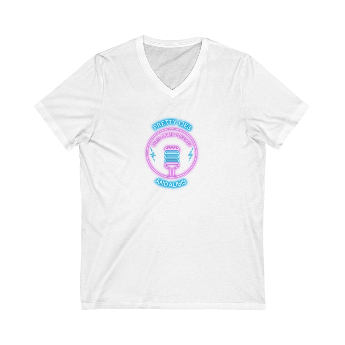 Logo Unisex Jersey Short Sleeve V-Neck Tee