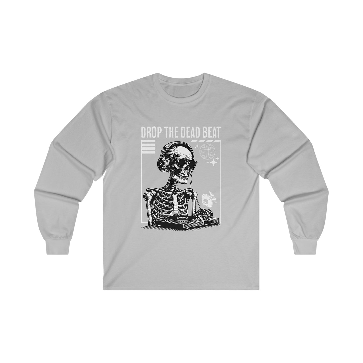 Halloween Drop The Dead Beat Unisex Ultra Cotton Long Sleeve Tee