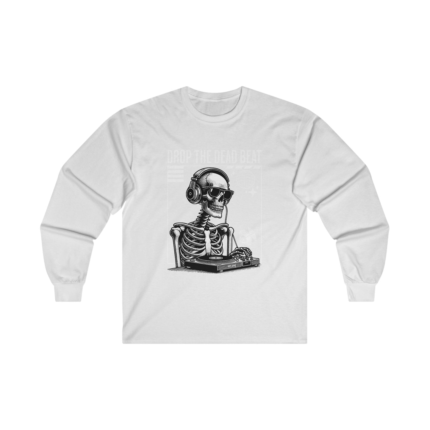 Halloween Drop The Dead Beat Unisex Ultra Cotton Long Sleeve Tee