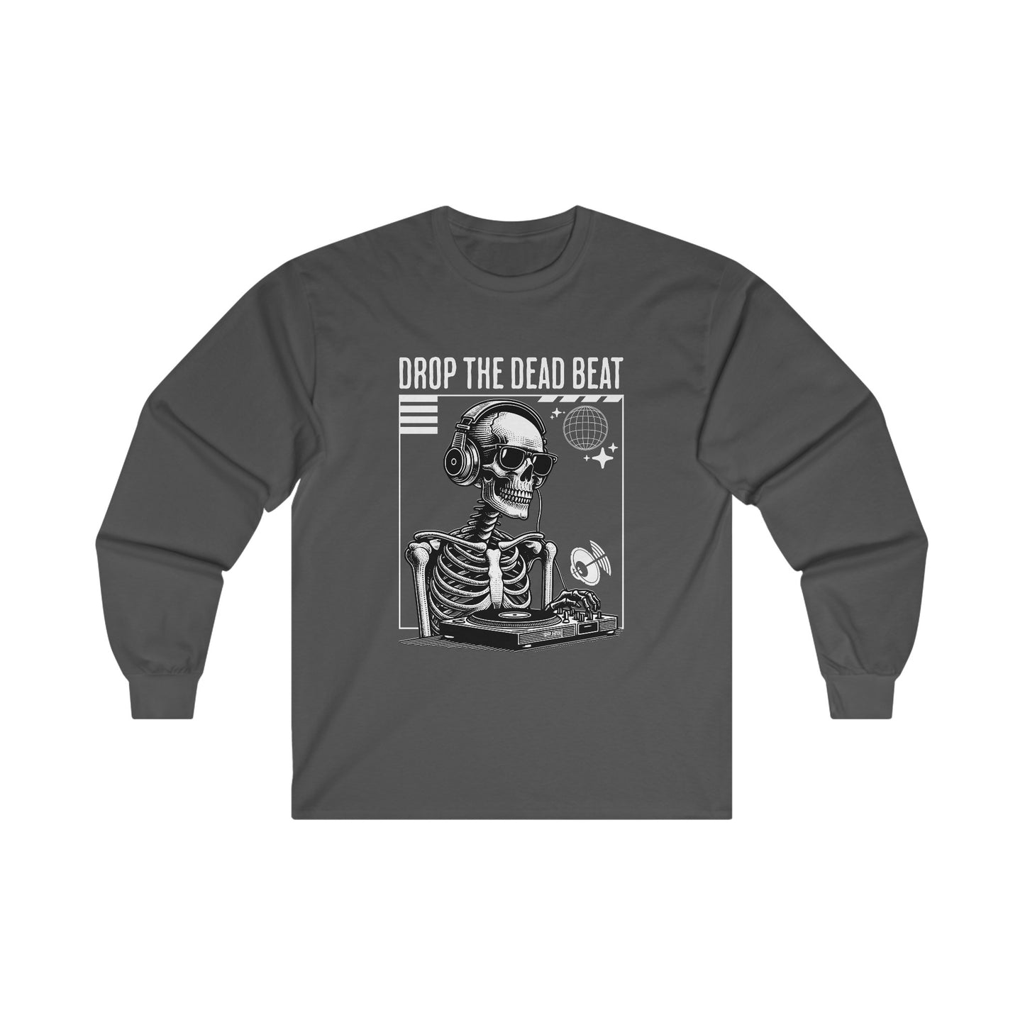 Halloween Drop The Dead Beat Unisex Ultra Cotton Long Sleeve Tee