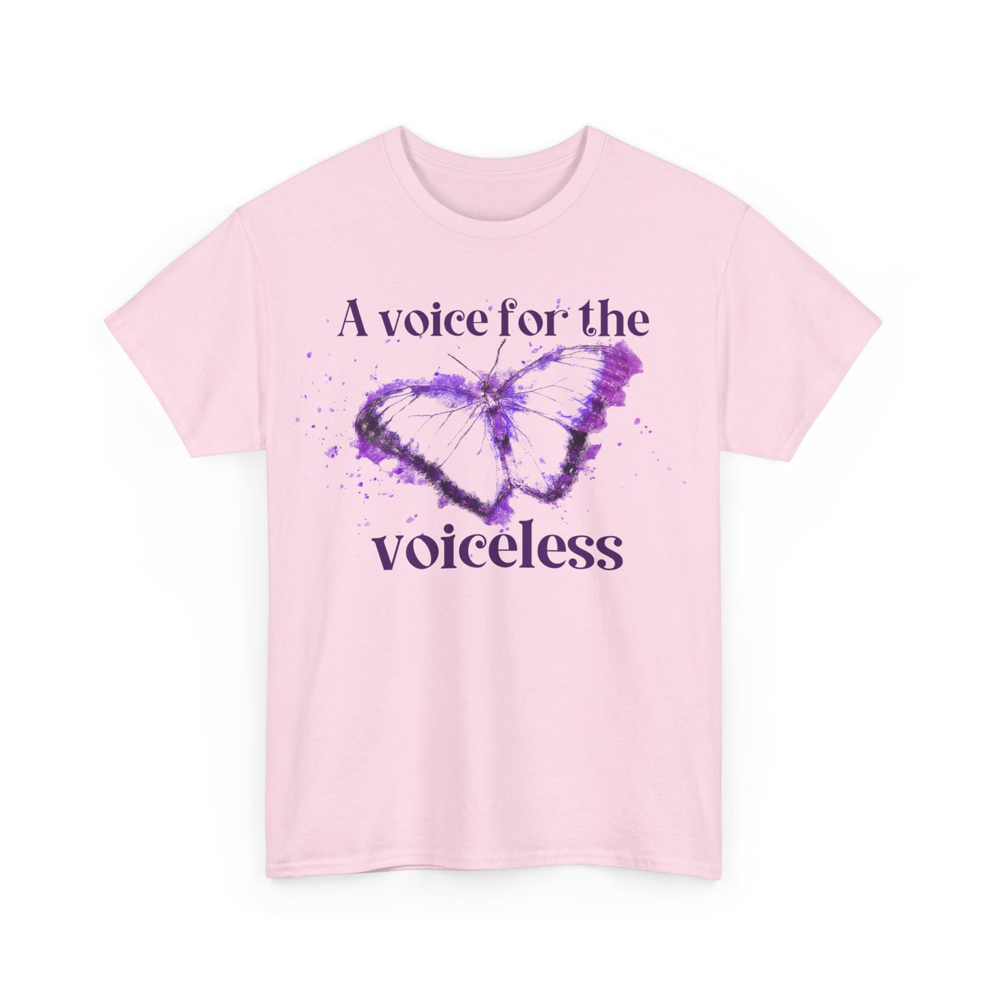 Voice For The Voiceless Unisex Heavy Cotton Tee