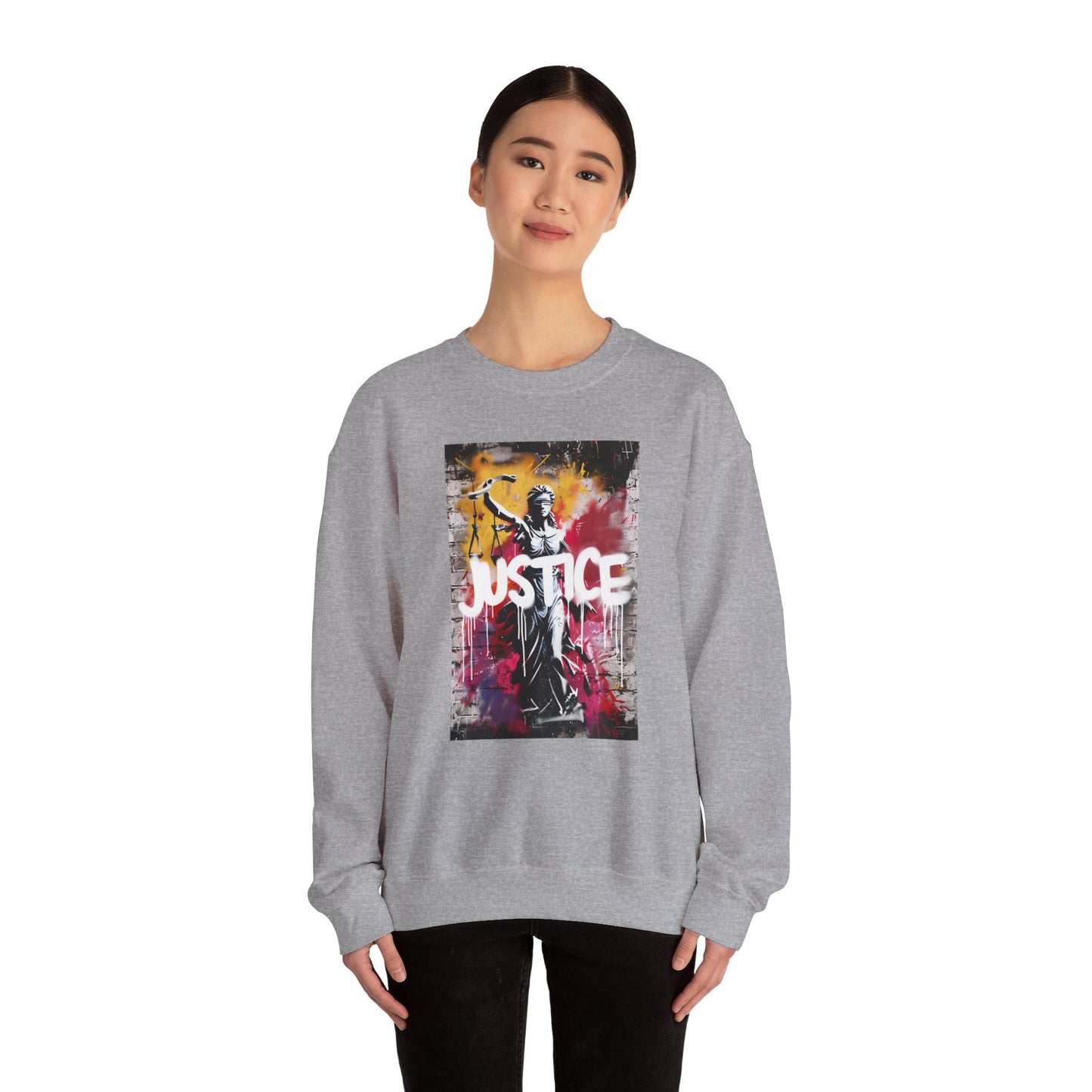 NEW! Justice Graphic Crewneck Sweatshirt - Unisex Heavy Blend™