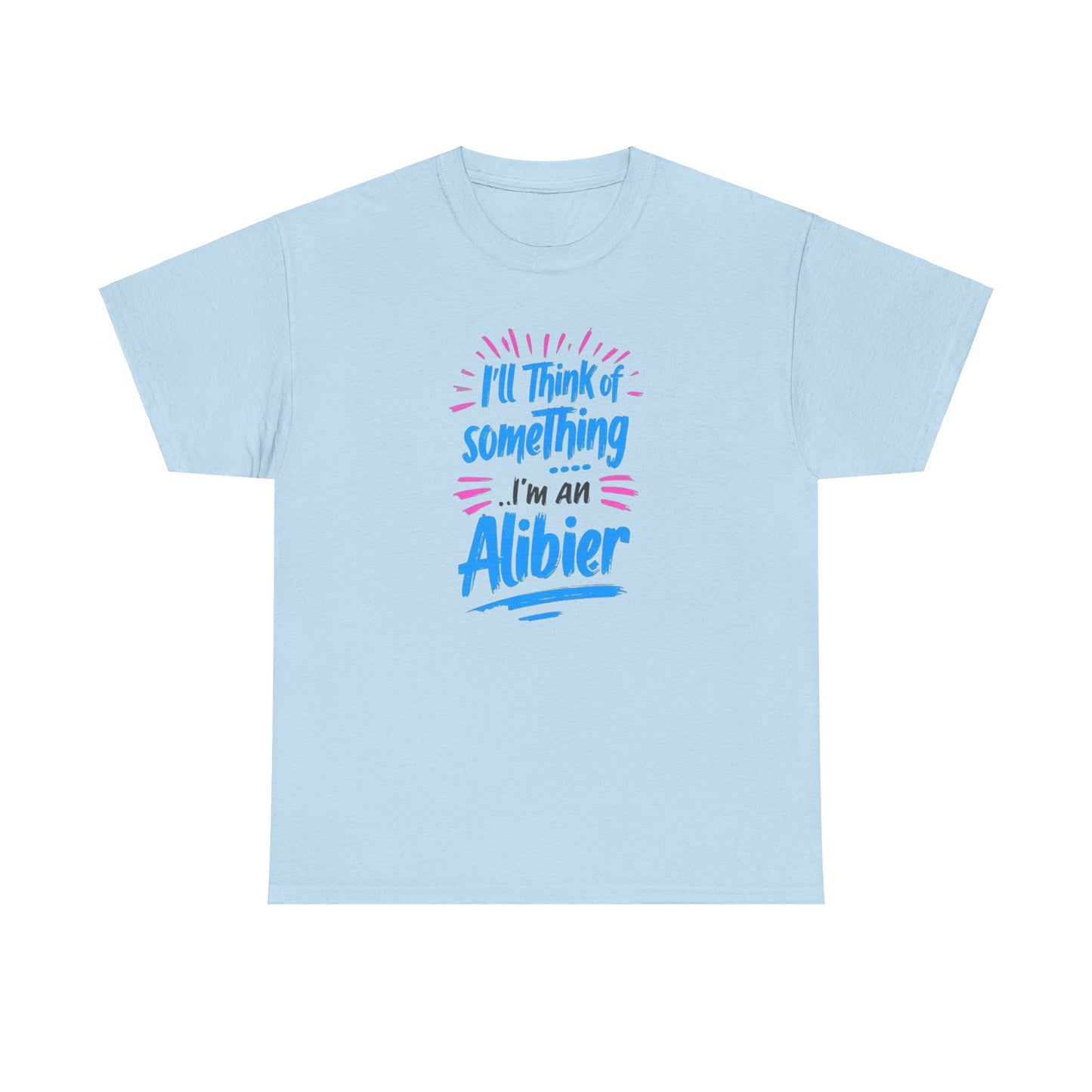 NEW!  Unisex Heavy Cotton Tee - 'I'll Think of Something' - Perfect Gift for Creative Minds