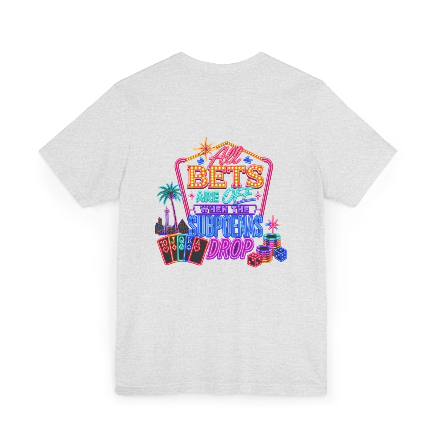 'All Bets Are Off' Retro Vegas Tee Crime Con 26'