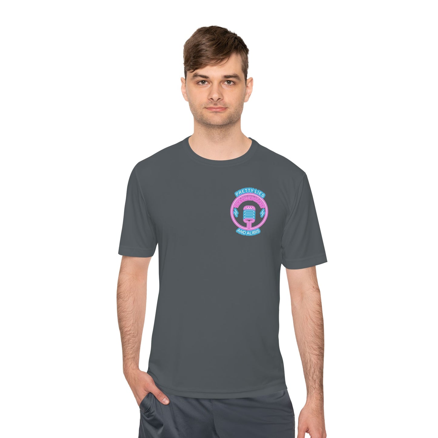 Moisture-Wicking Tee — "Stack Chips Not Charges" Crime Con 26'