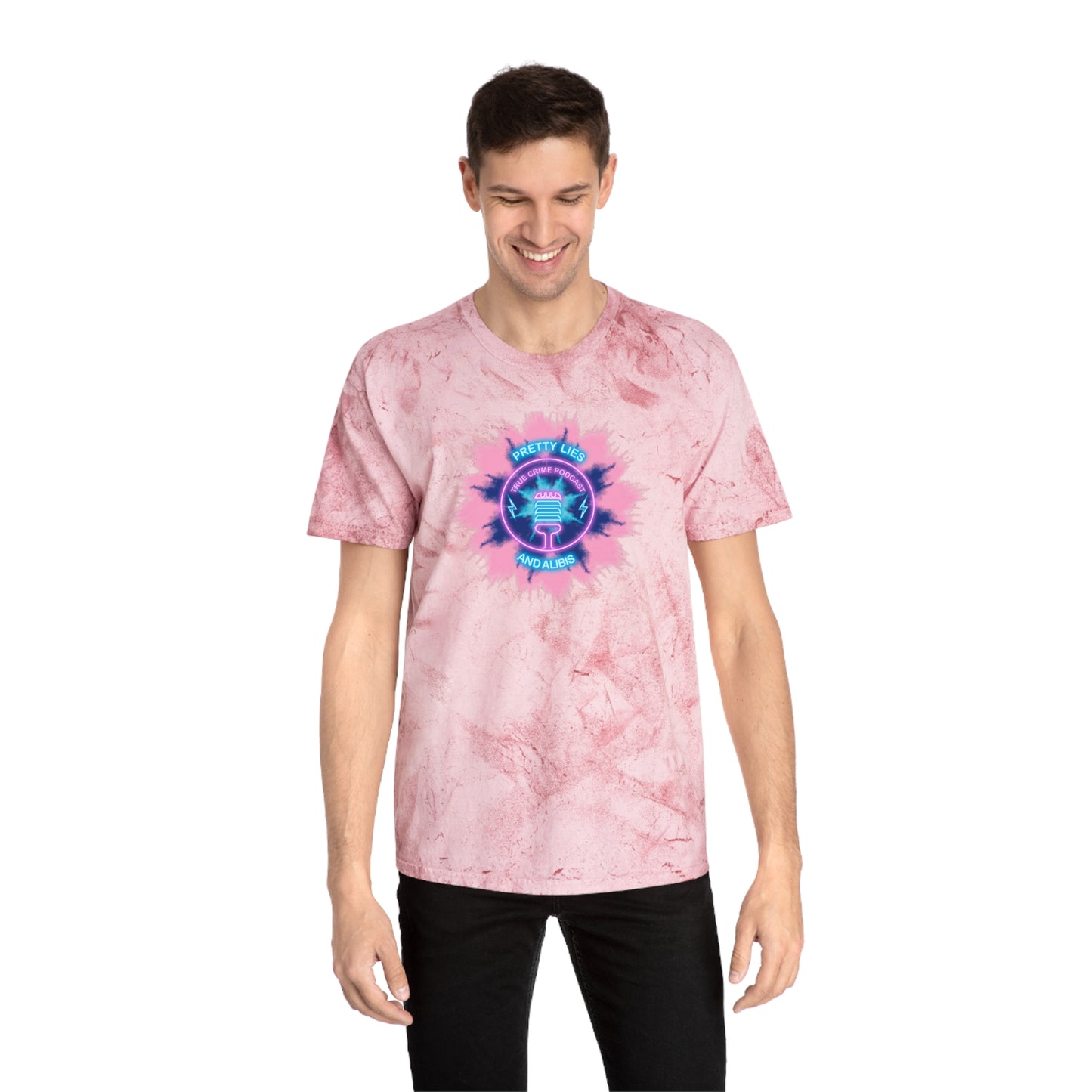Faded Tie Dye Unisex Color Blast T-Shirt