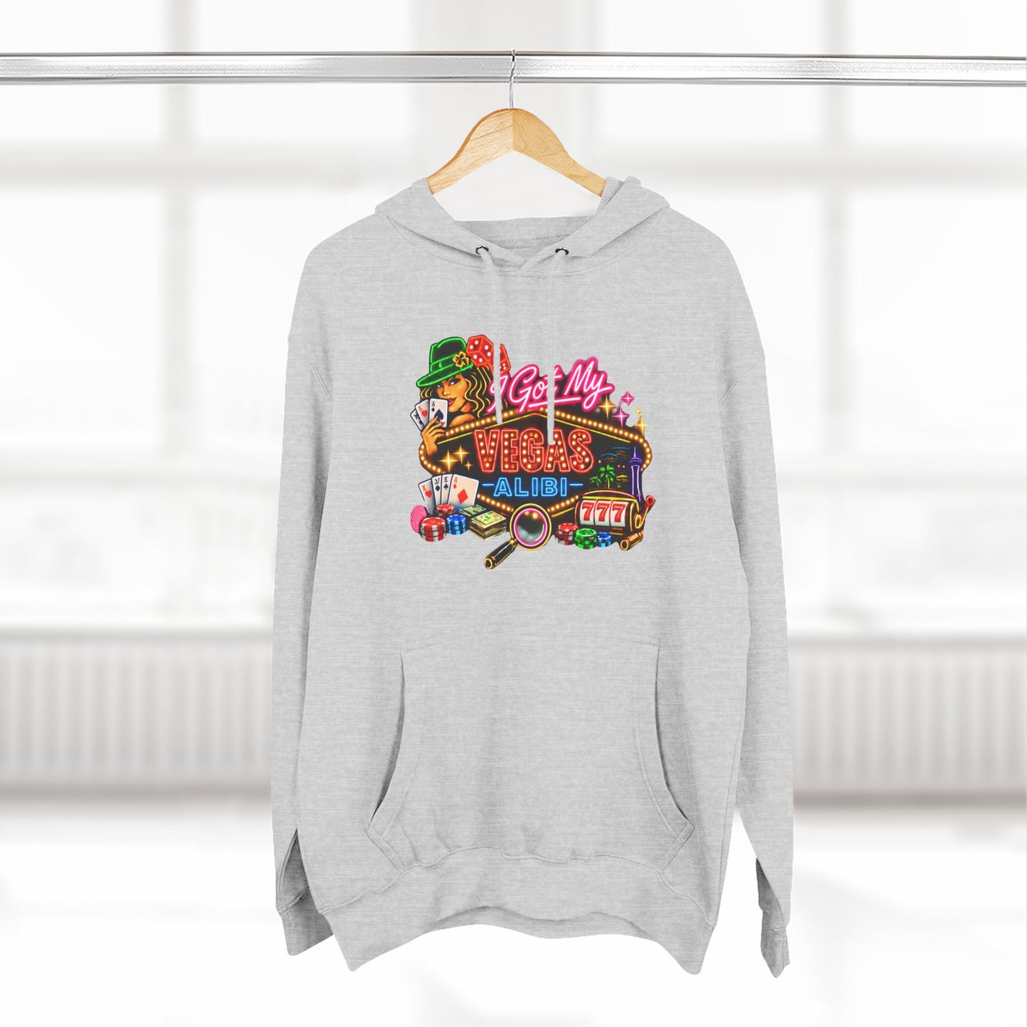 Hoodie — 'I Got My Vegas Alibi' (No Logo)