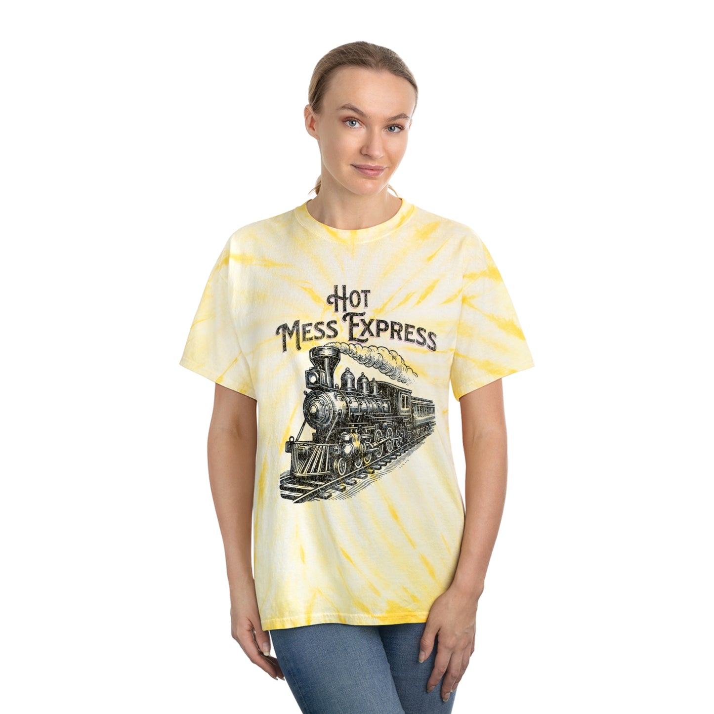 Hot Mess Express Tie-Dye Tee, Cyclone