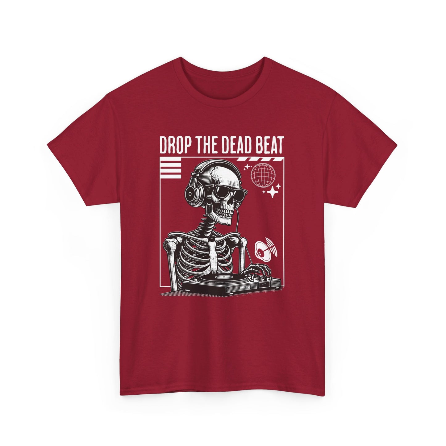 Halloween Drop The Dead Beat Unisex Heavy Cotton Tee