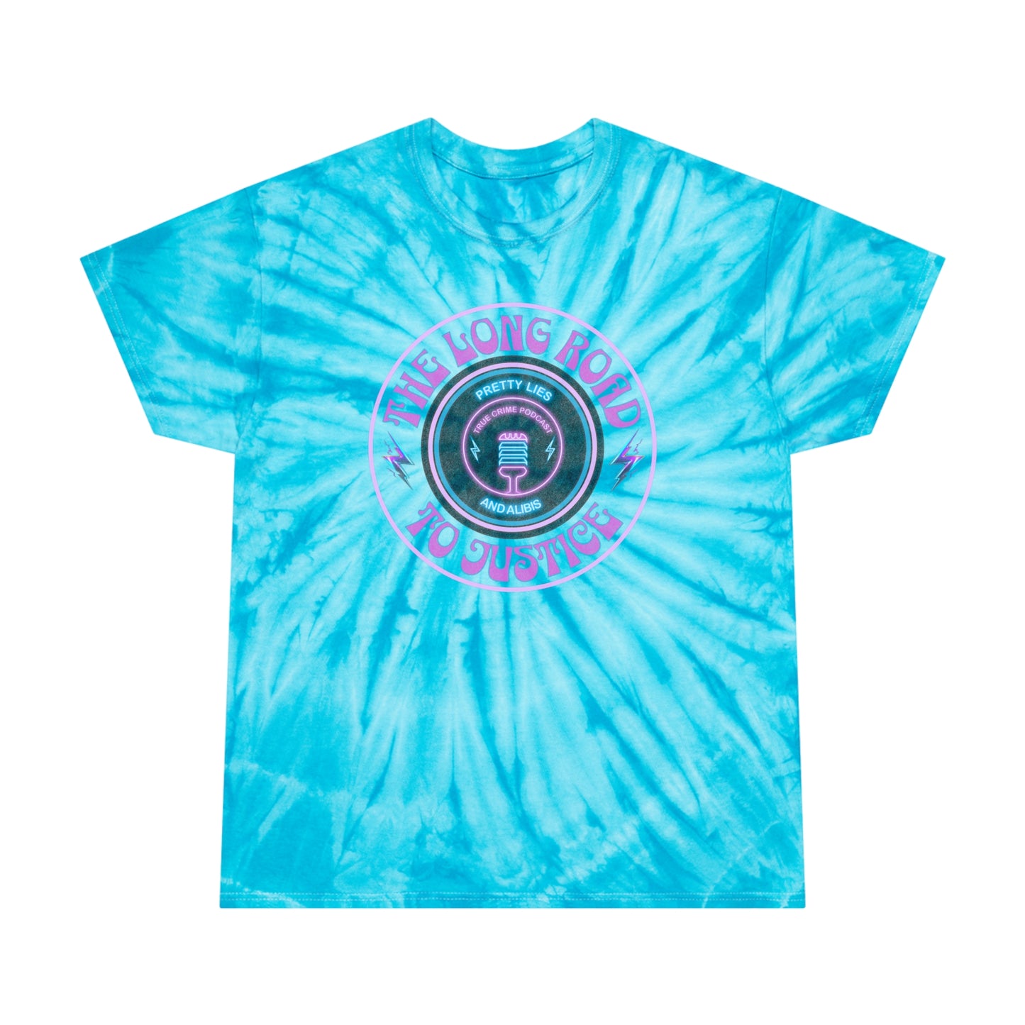 Long Road To Justice Tie-Dye Tee, Cyclone