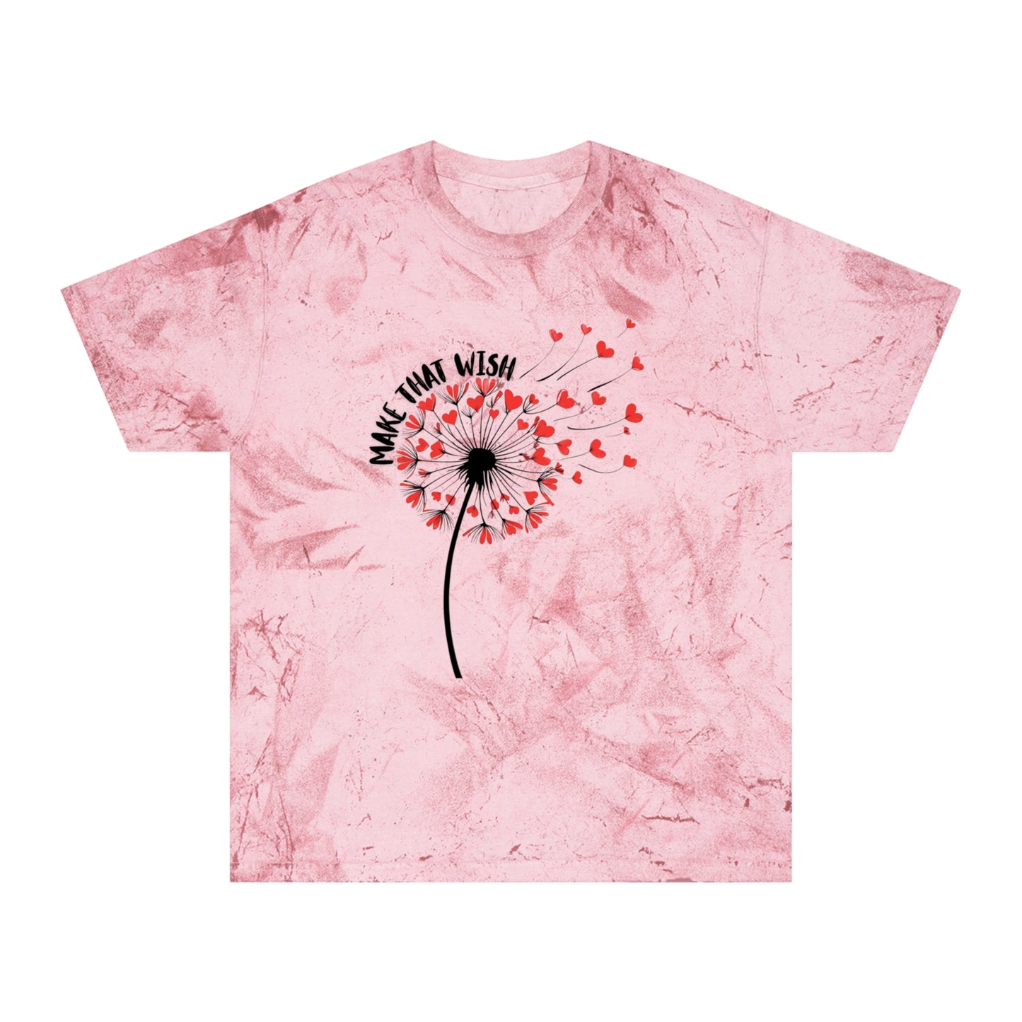 Dandelion 'Make That Wish' Tie-Dye Tee NEW FUN