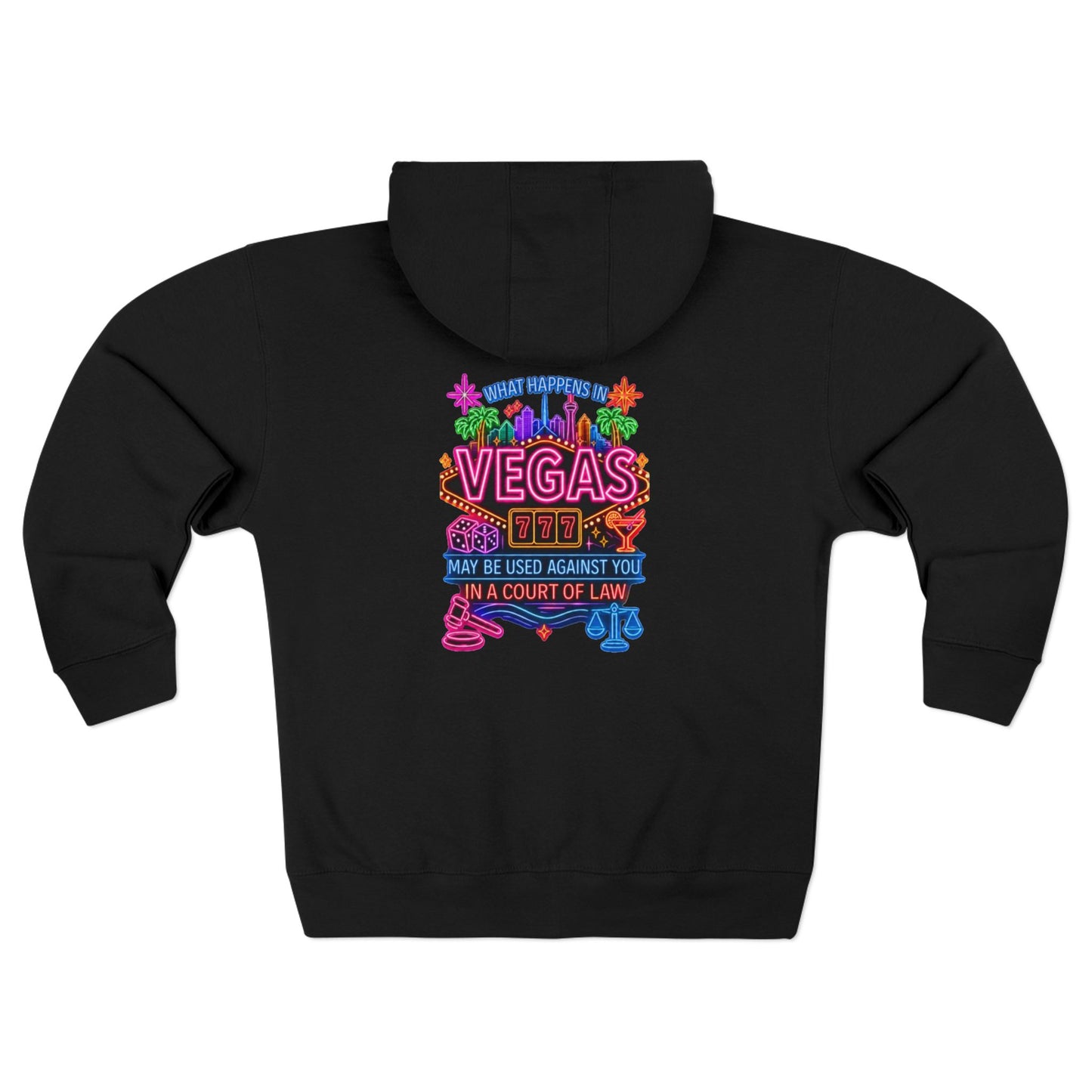Las Vegas Neon "What Happens In Vegas" Crime Con 26' (Design 2) Hoodie