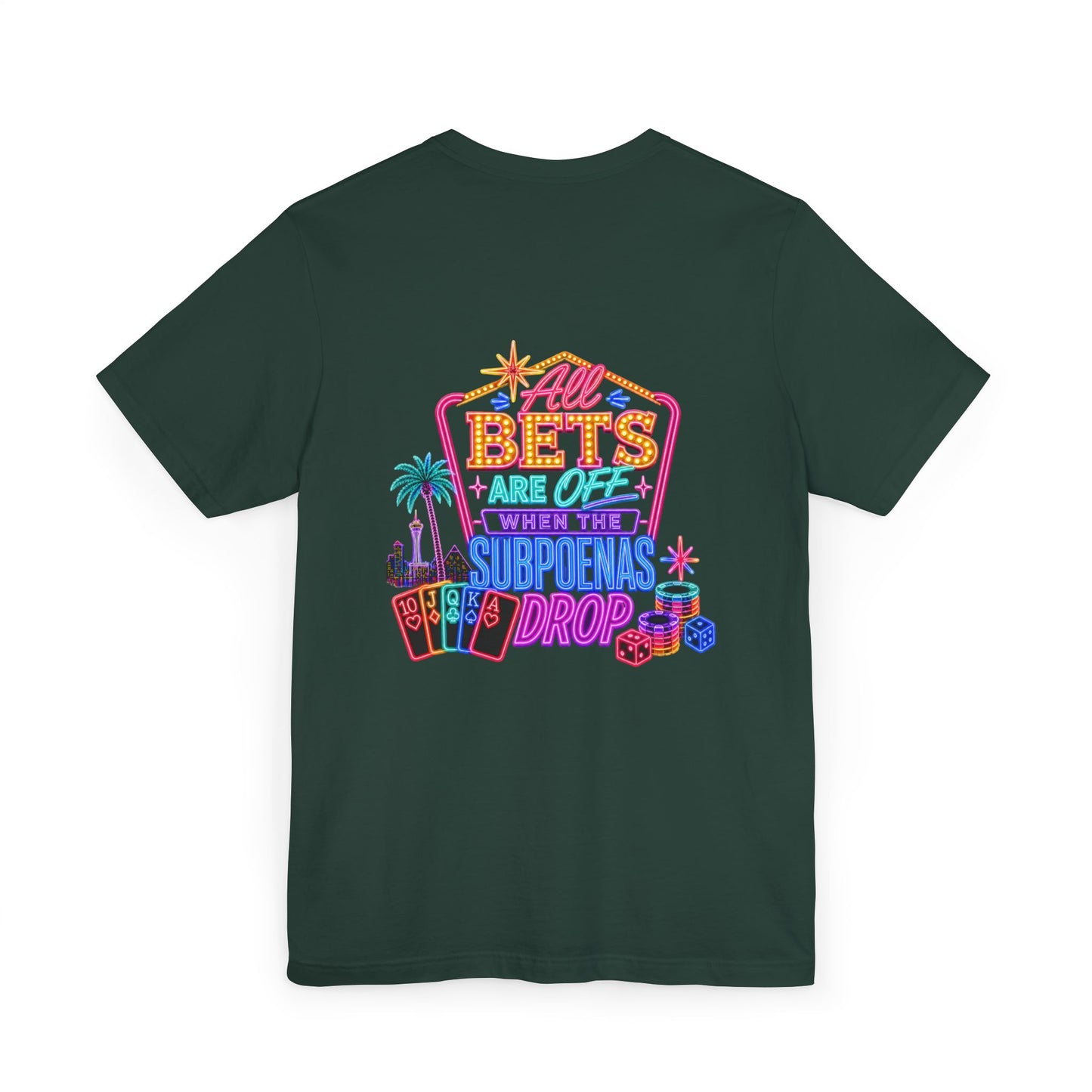 'All Bets Are Off' Retro Vegas Tee Crime Con 26'