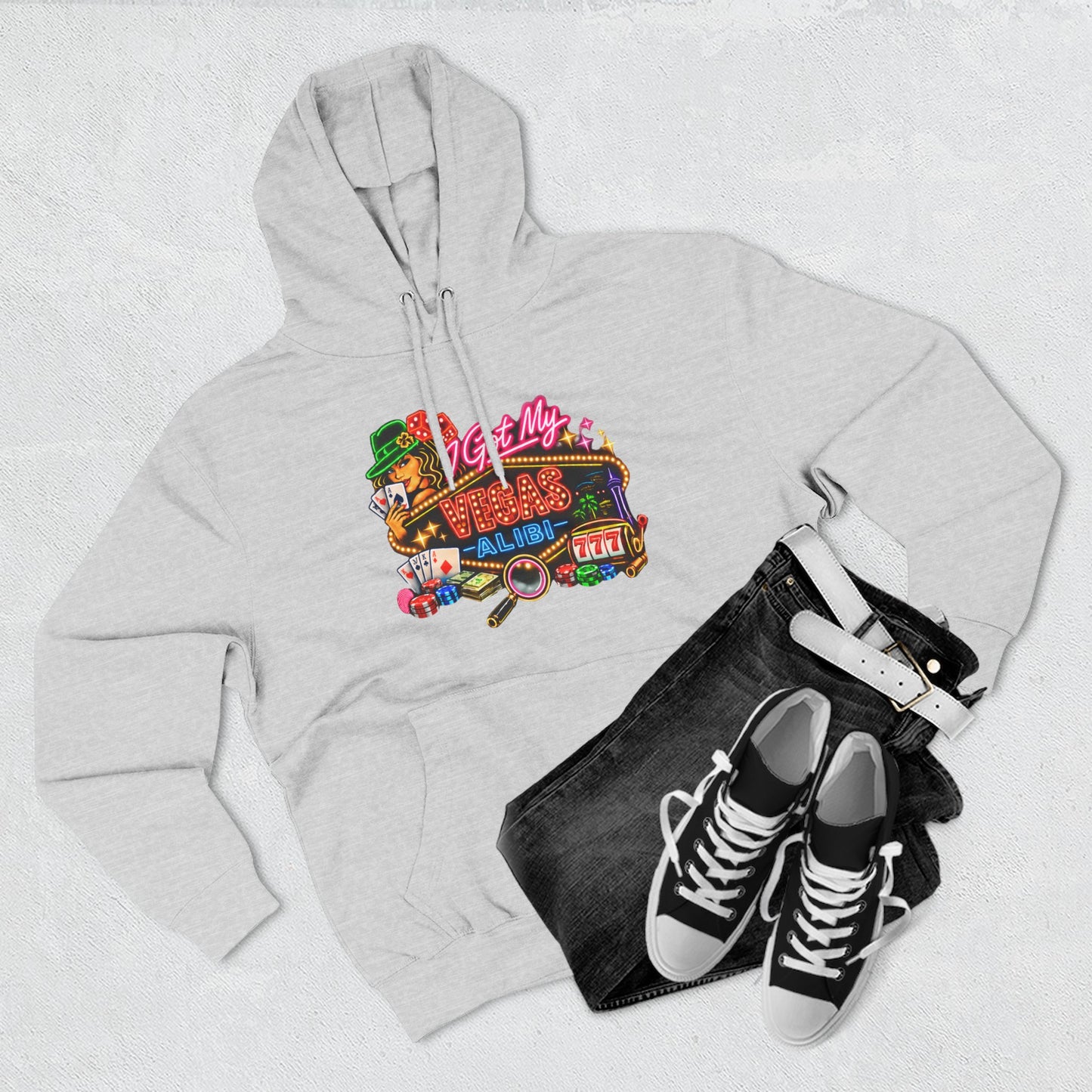 Hoodie — 'I Got My Vegas Alibi' (No Logo)