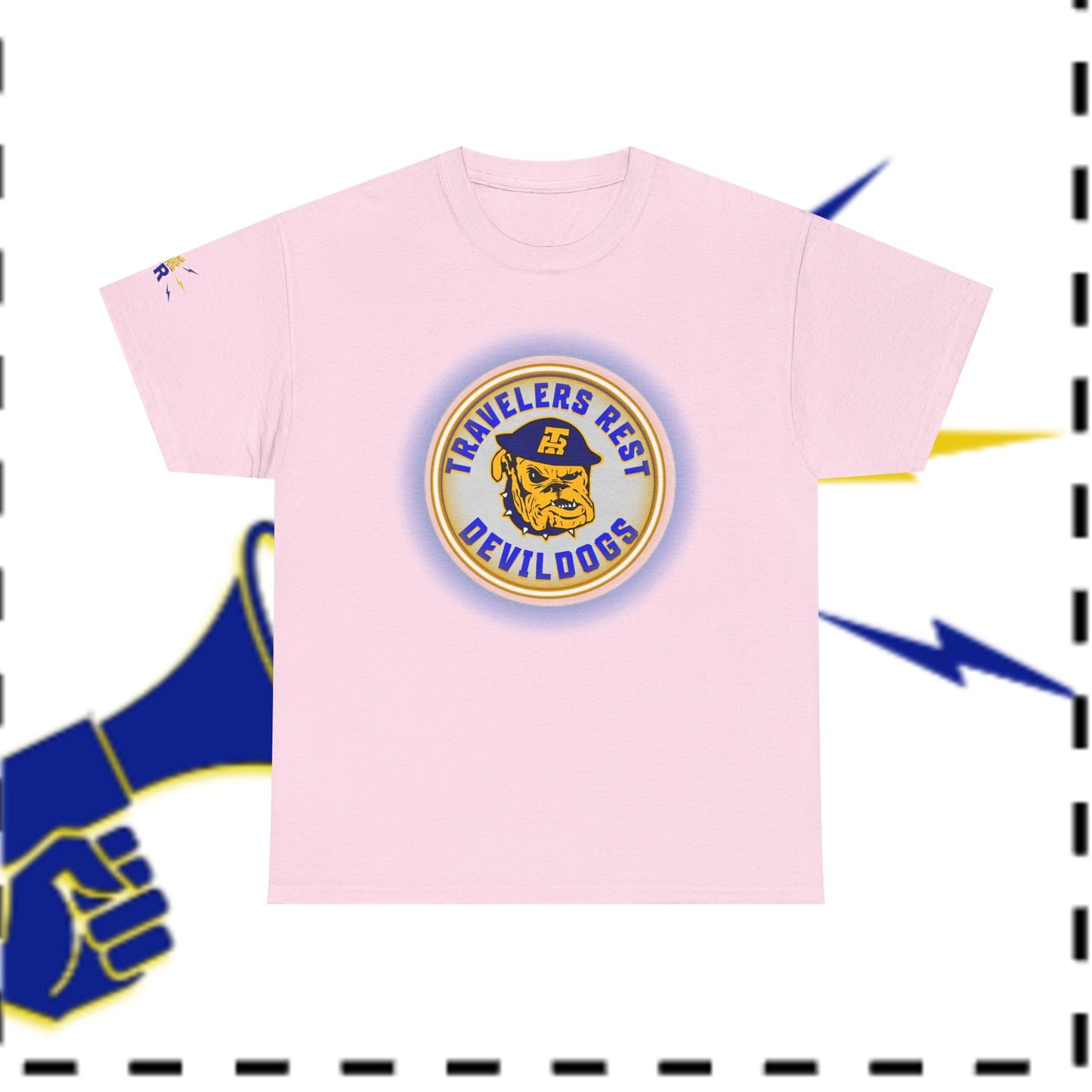TRHS School Spirit Glow Shirt - GO DEVILDOGS