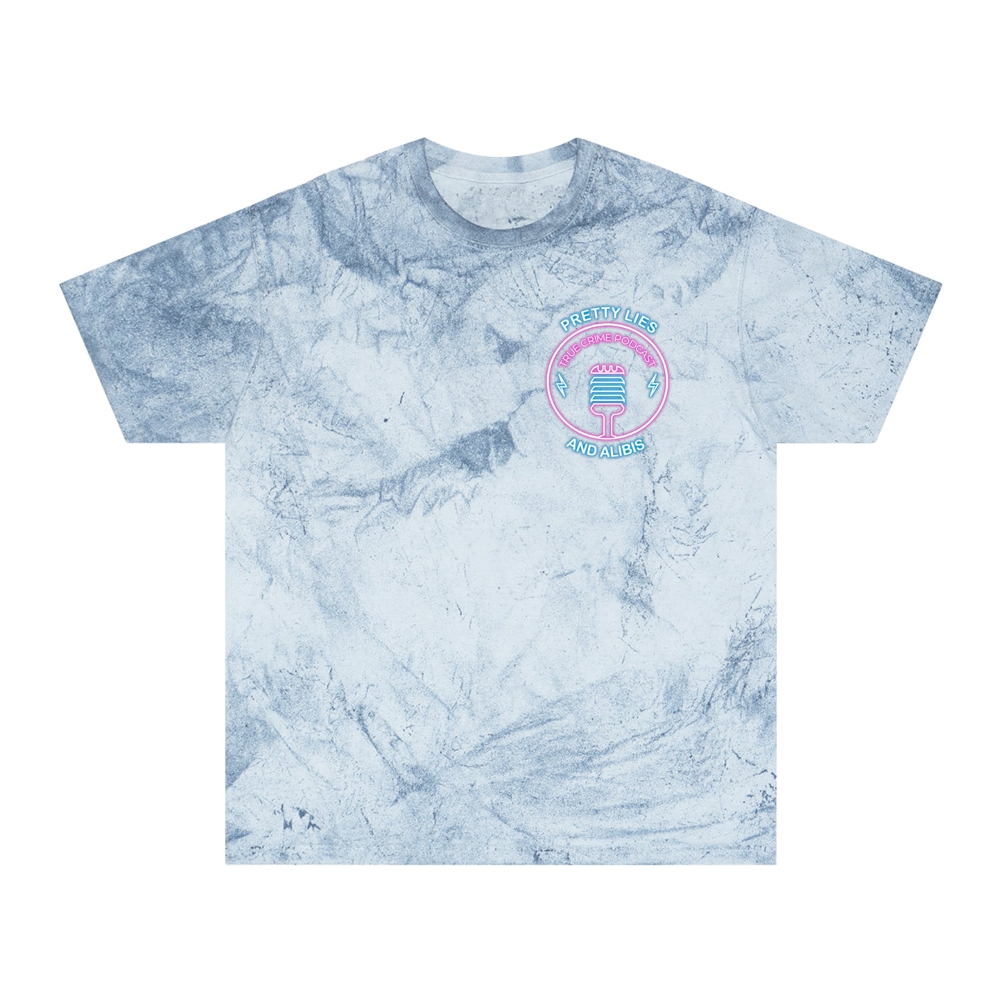 Tie-Dye T-Shirt — Retro Neon Casino “All Bets Are Off” Crime Con 26'