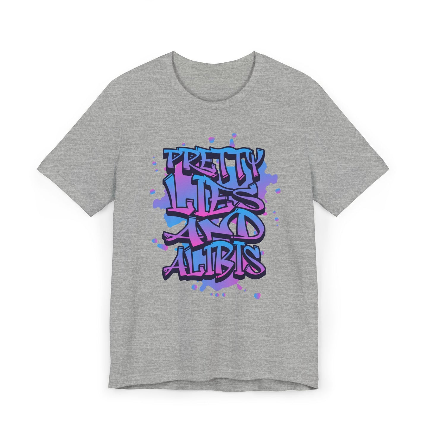 Pretty Lies Retro Unisex Jersey T-Shirt