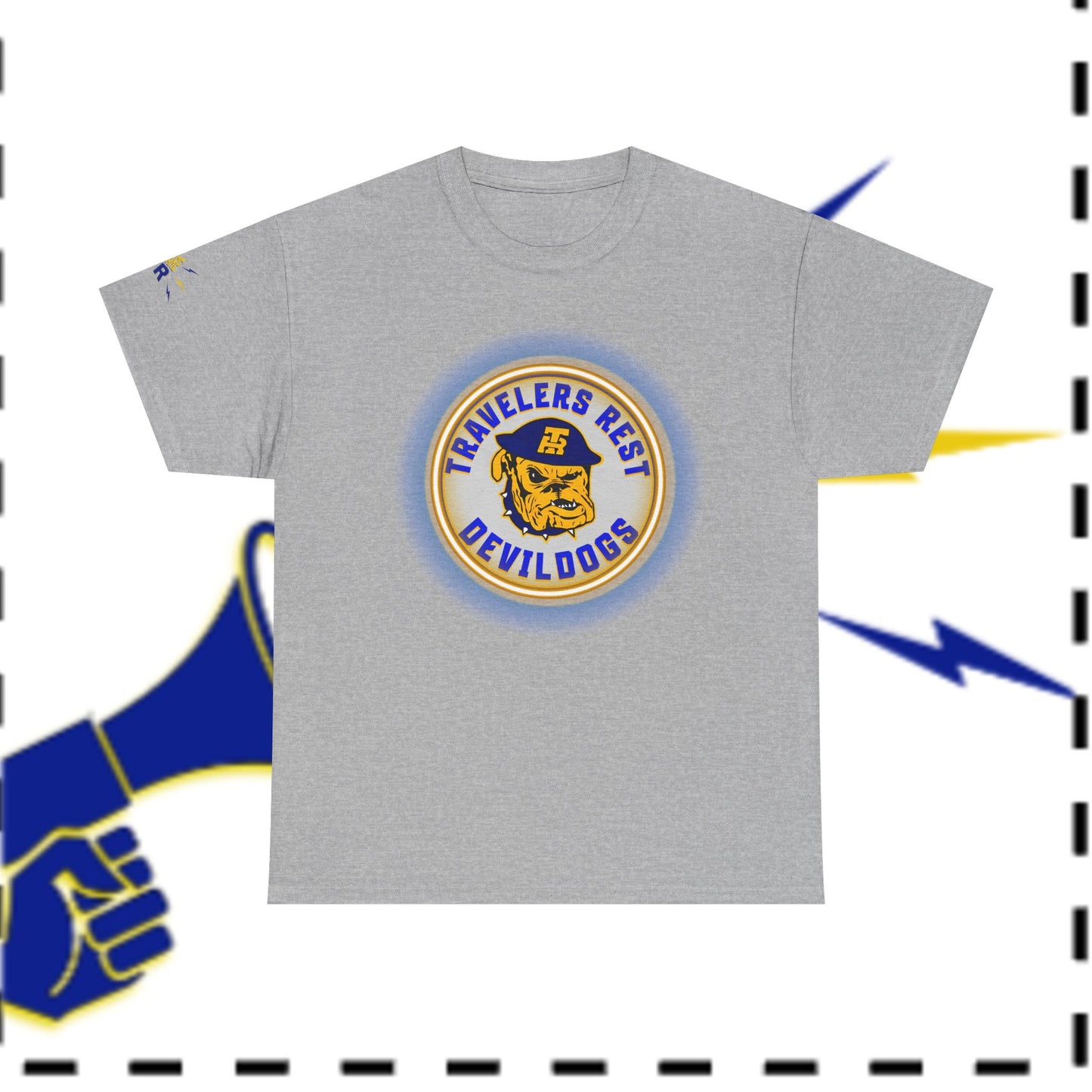 TRHS School Spirit Glow Shirt - GO DEVILDOGS