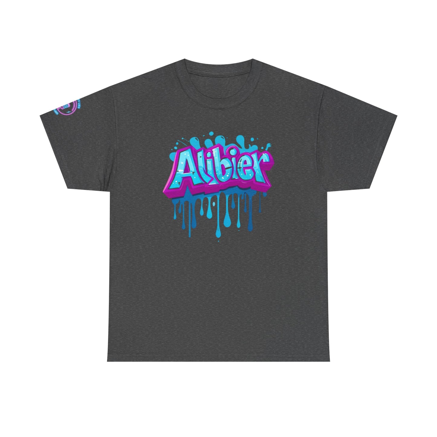 Alibier Graffiti Unisex Heavy Cotton Tee - Urban Style