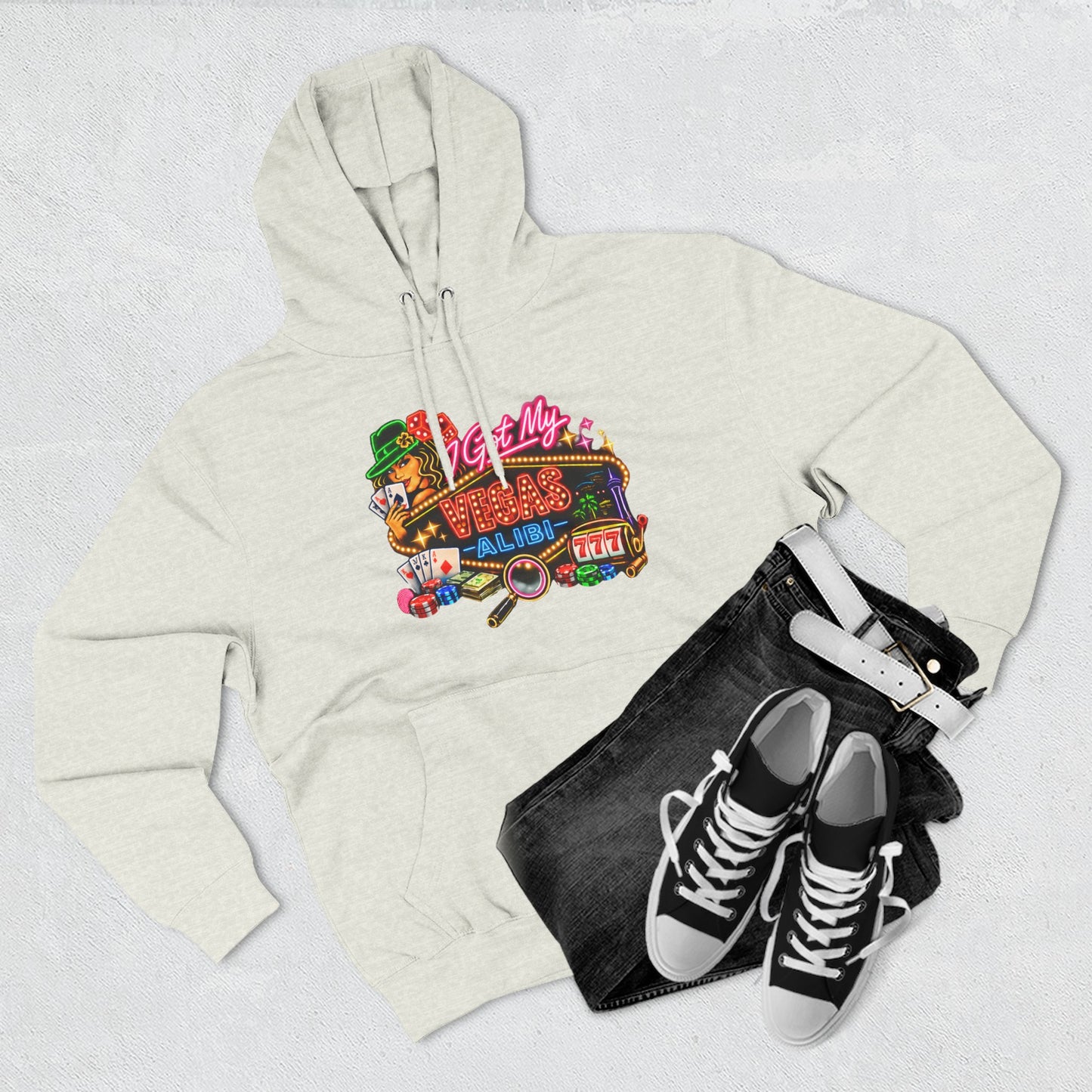 Hoodie — 'I Got My Vegas Alibi' (No Logo)