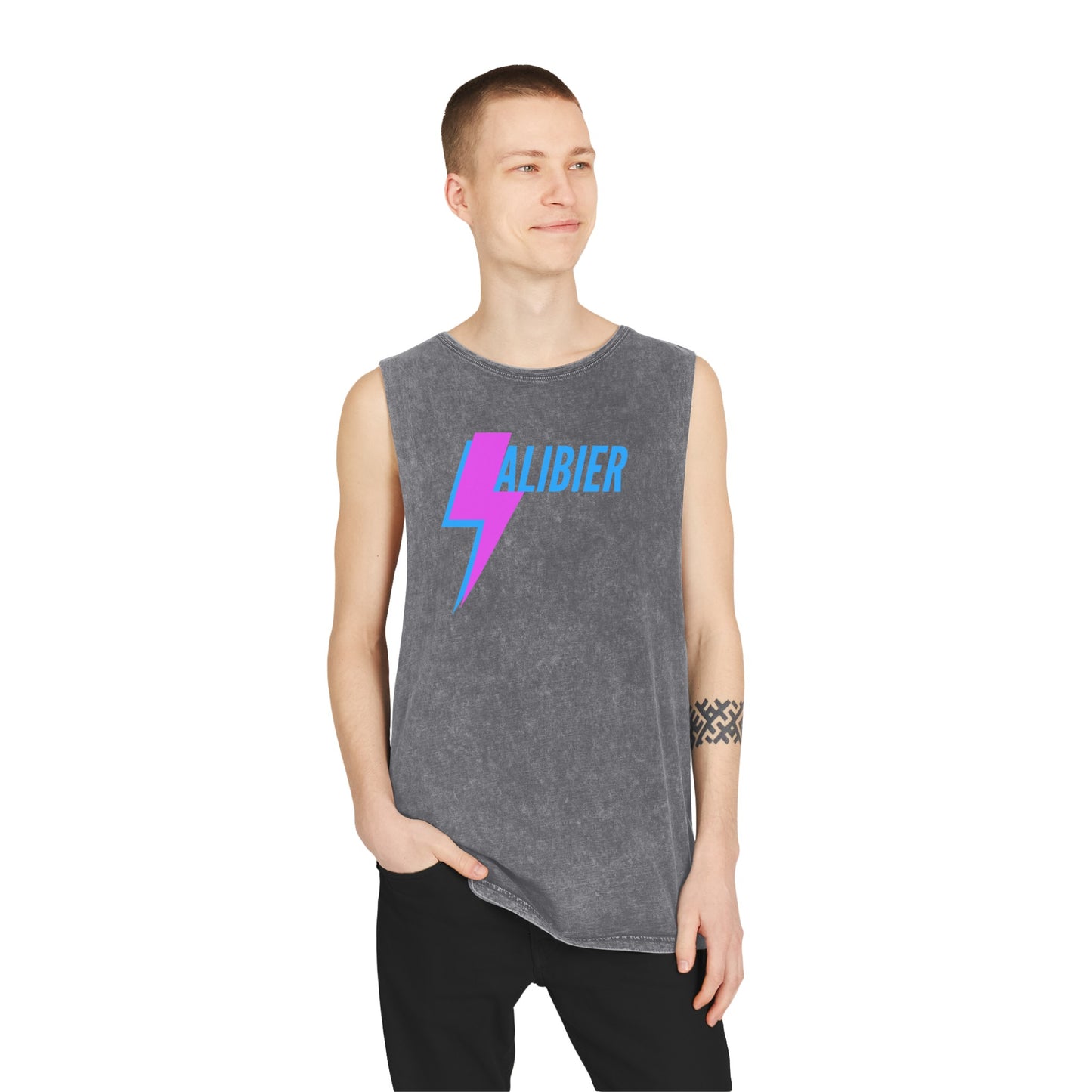 Unisex Stonewash Tank Top