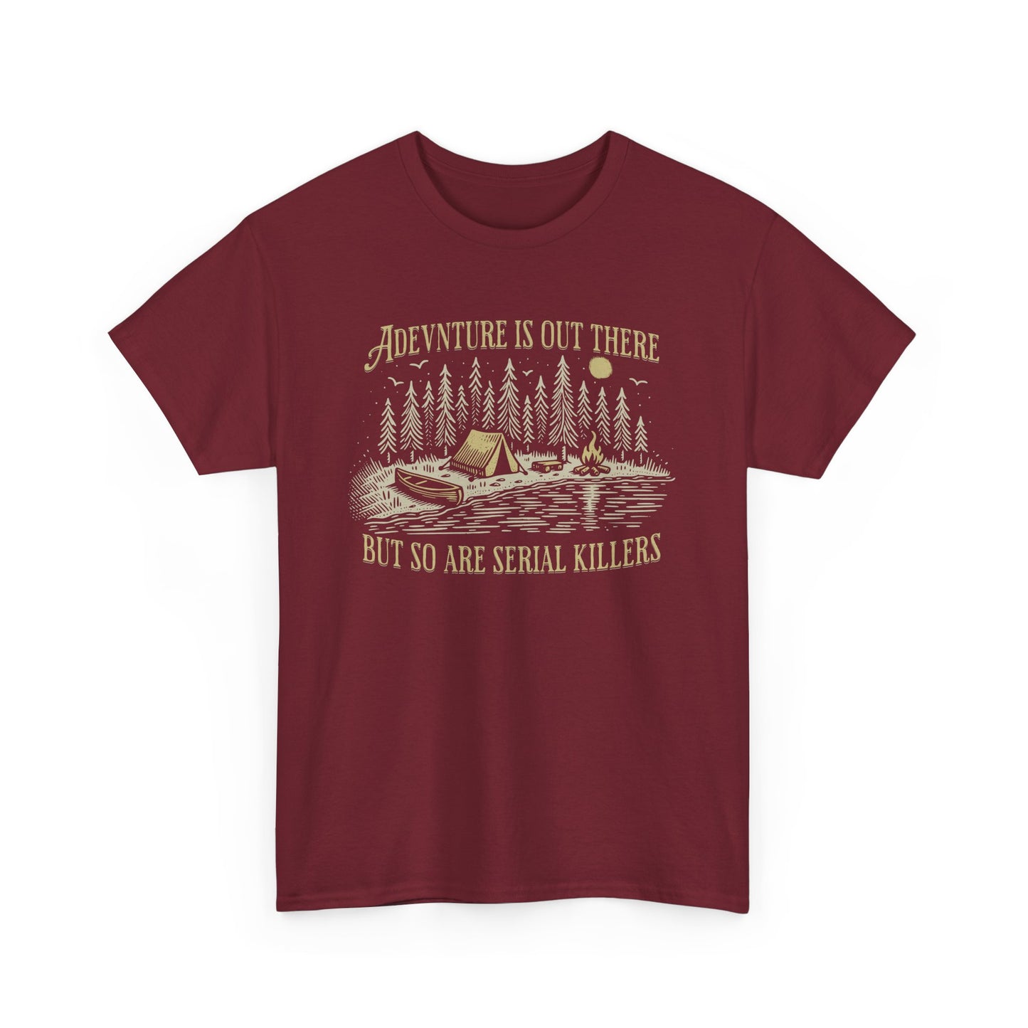 New! Adventure Is Out There Unisex Heavy Cotton Tee