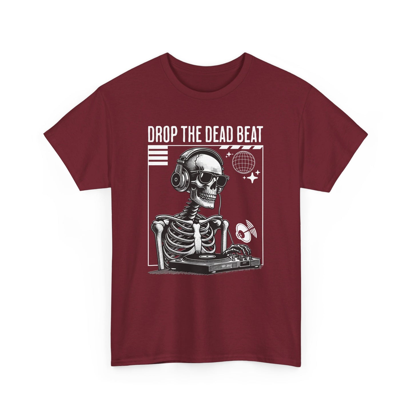 Halloween Drop The Dead Beat Unisex Heavy Cotton Tee