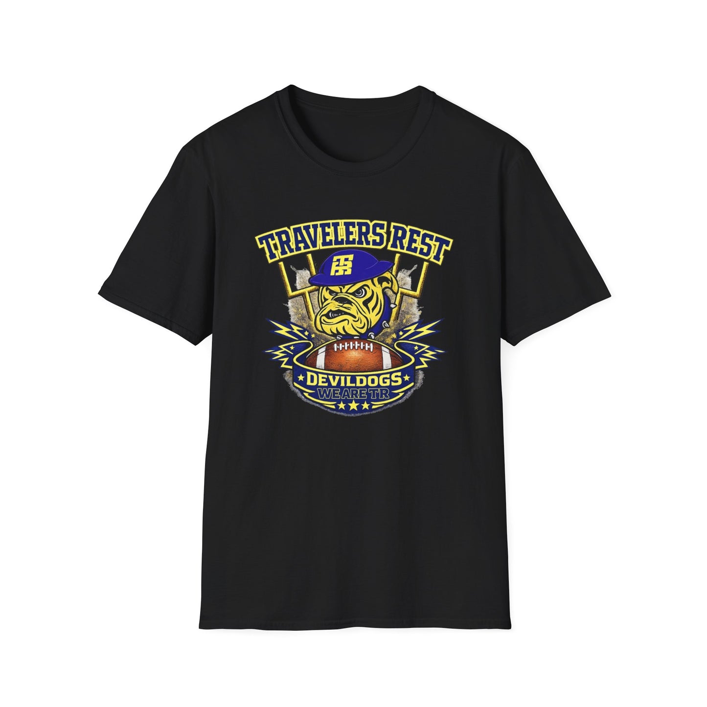 Travelers Rest Devildogs T-Shirt — TRhs Football Tee