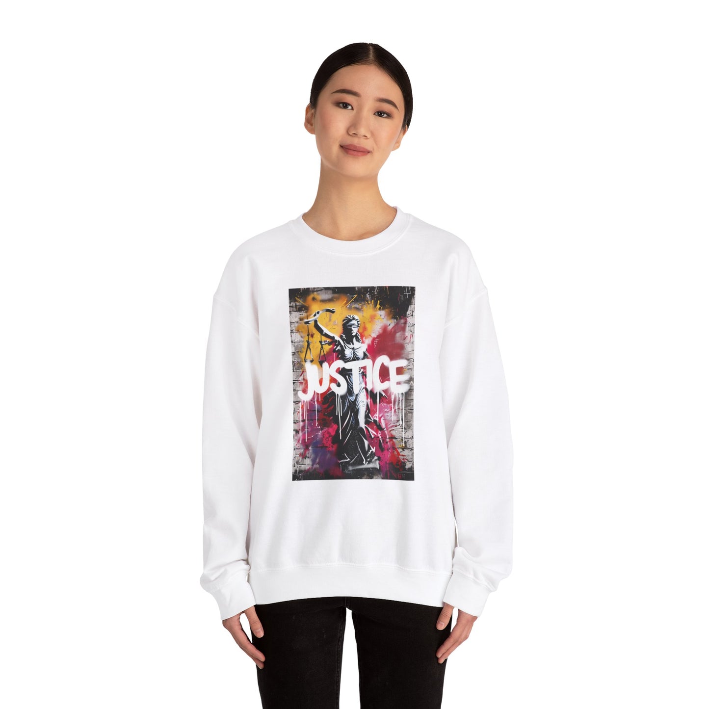 NEW! Justice Graphic Crewneck Sweatshirt - Unisex Heavy Blend™