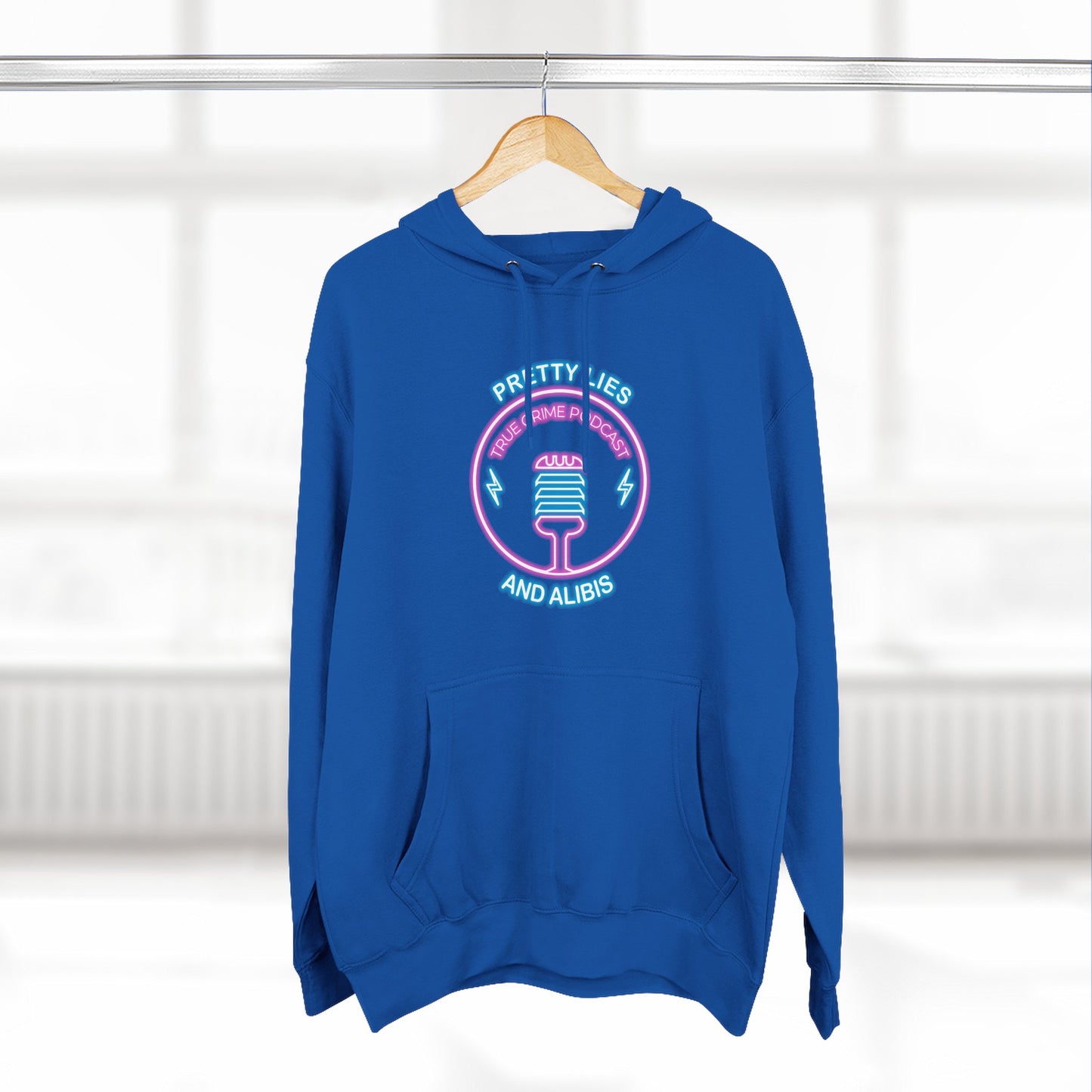 Retro Vegas Neon Hoodie — "What Happens In Vegas" (Design 2) Crime Con 26'