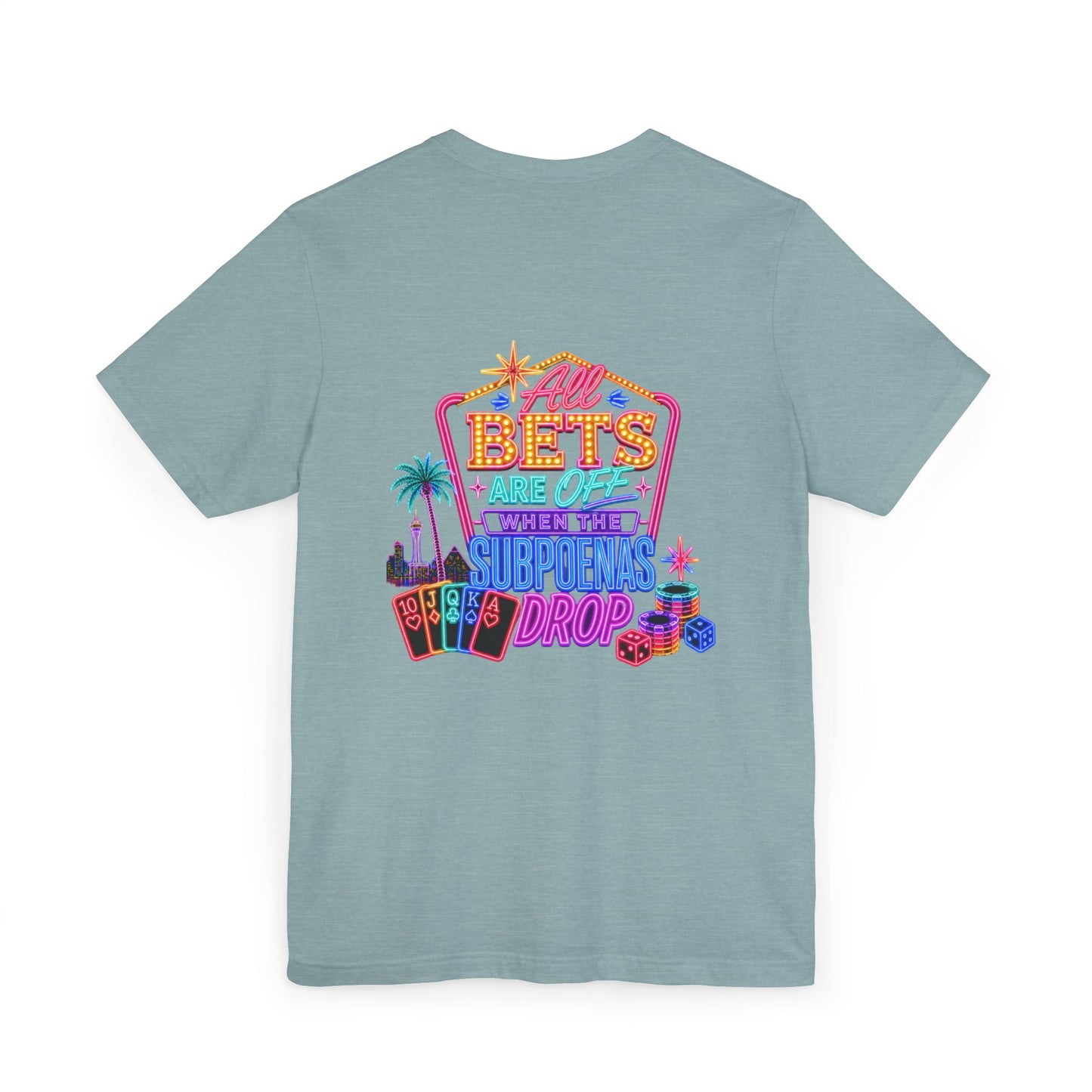'All Bets Are Off' Retro Vegas Tee Crime Con 26'
