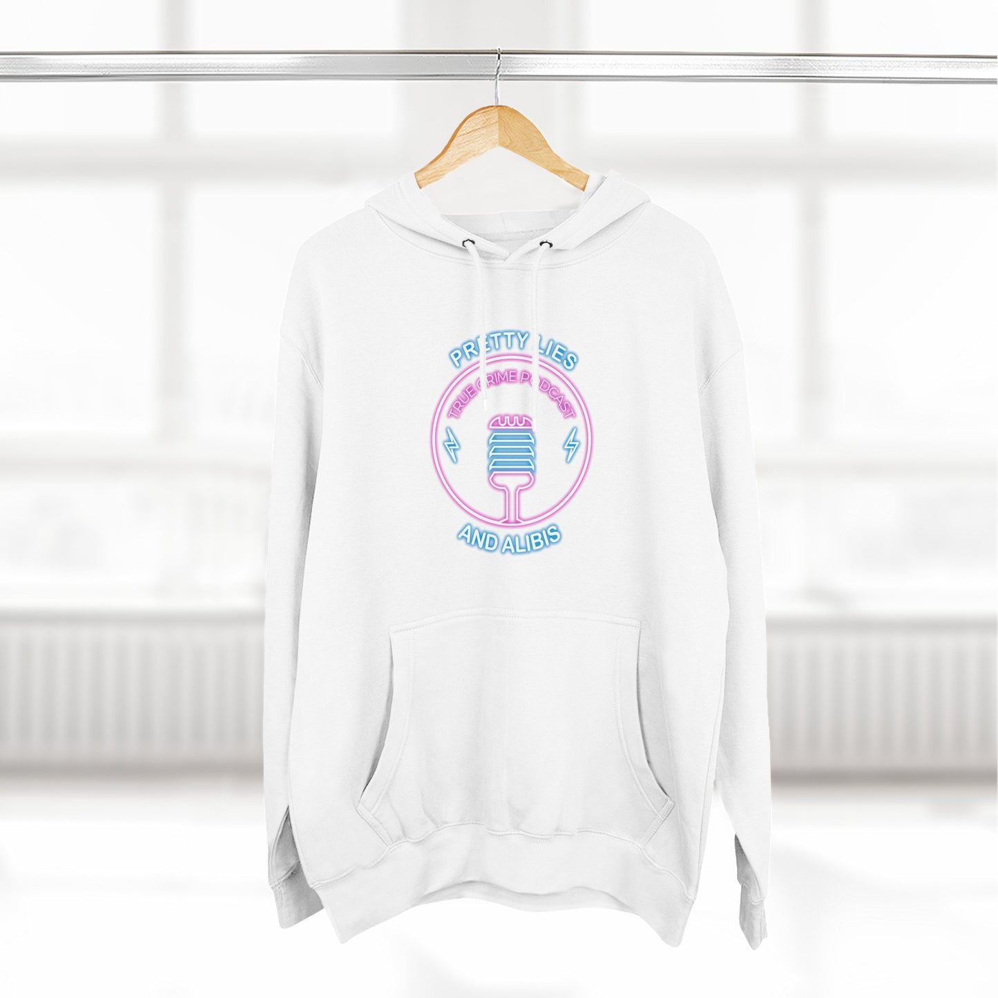 Retro Vegas Neon Hoodie — "What Happens In Vegas" (Design 2) Crime Con 26'