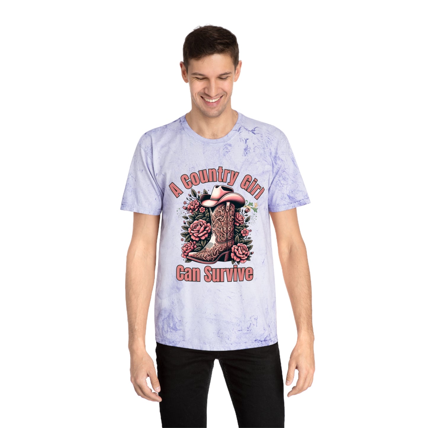 Country Girl Color Blast Tee - NEW 2025