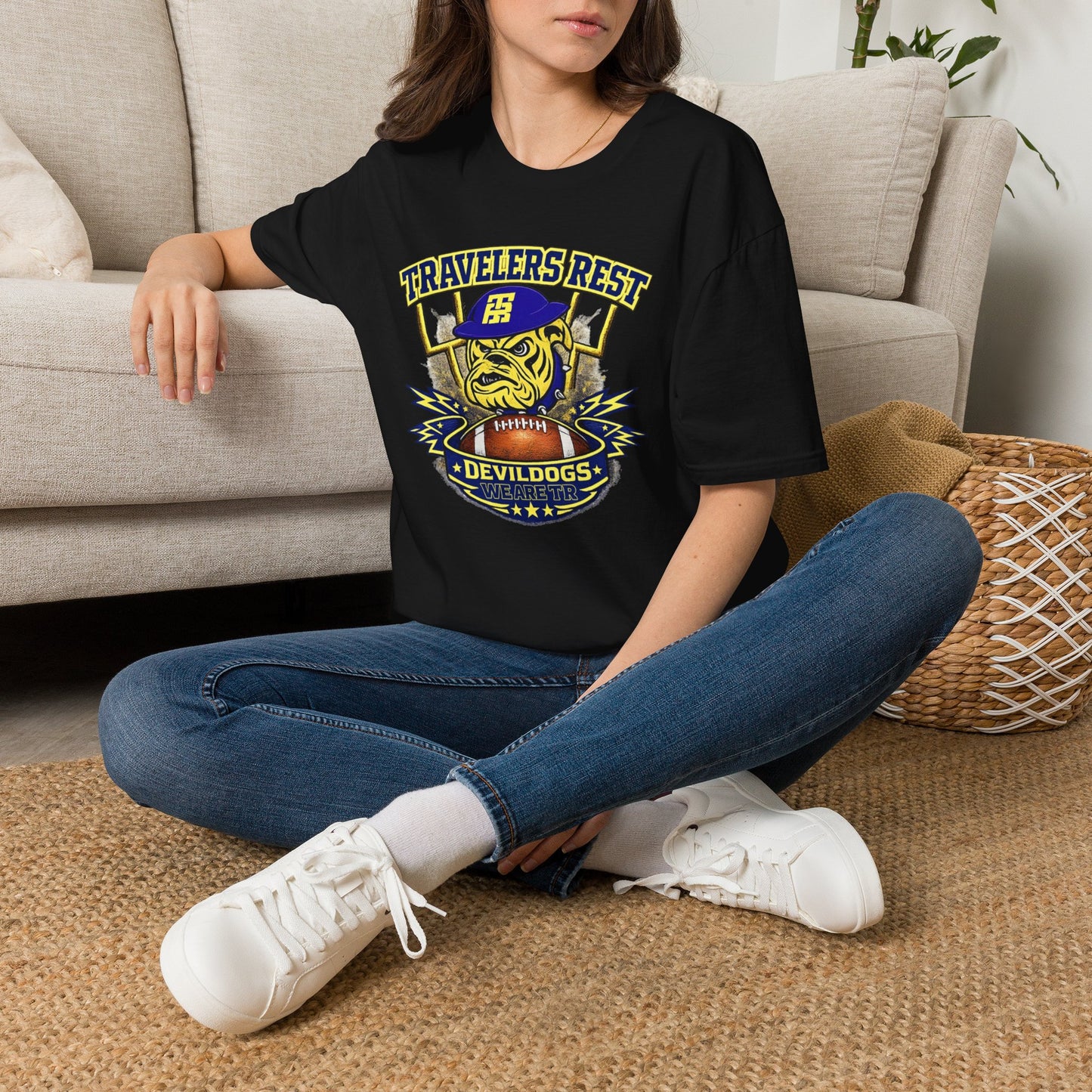 Travelers Rest Devildogs T-Shirt — TRhs Football Tee