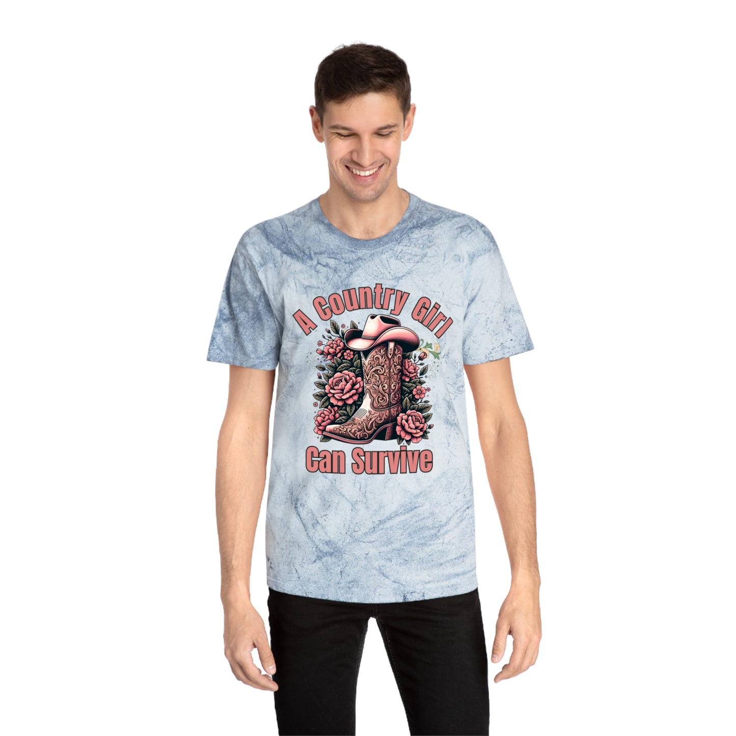 Country Girl Color Blast Tee - NEW 2025